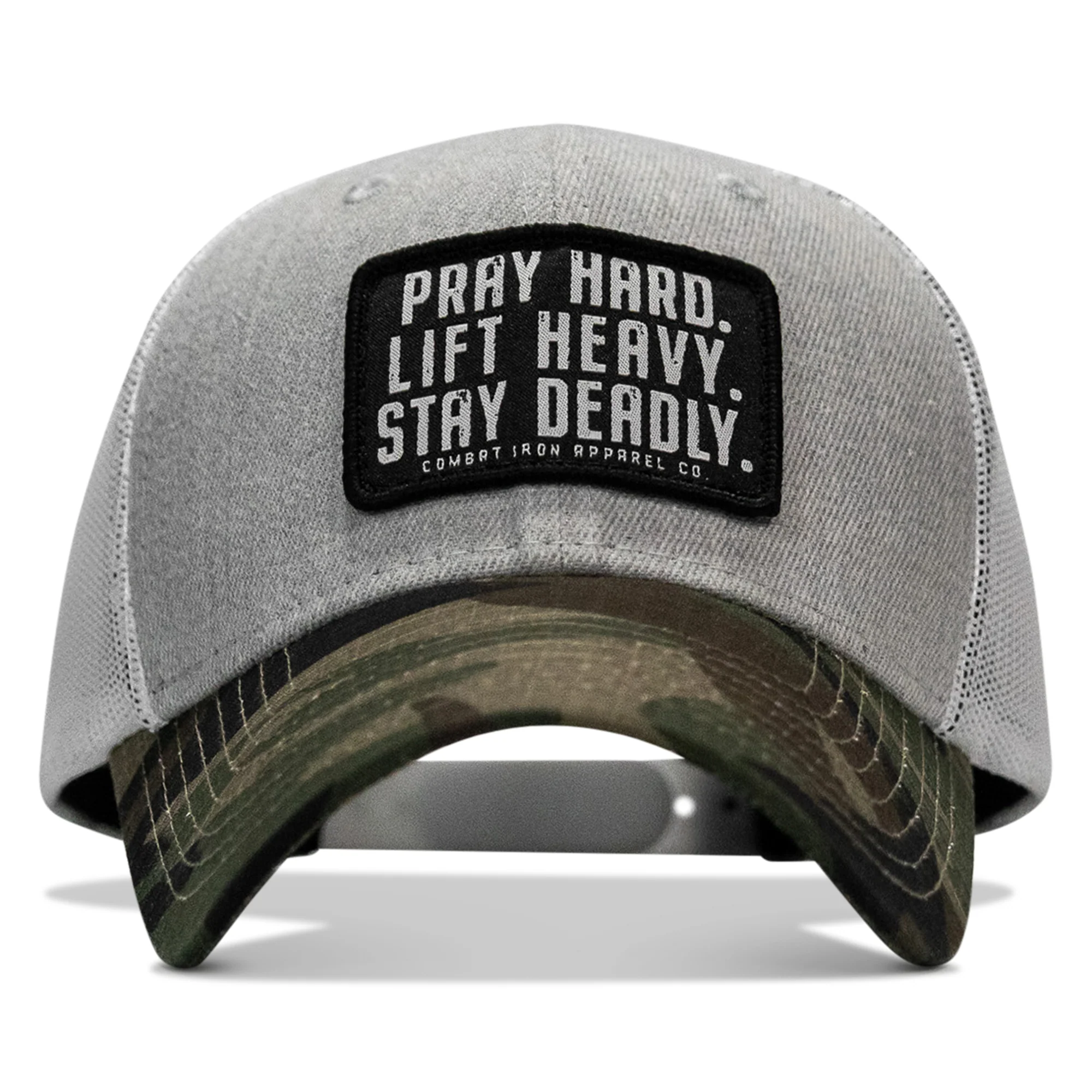 Pray Hard. Lift Heavy. Stay Deadly. Patch Original Ripstop Snapback Hat - Image 28