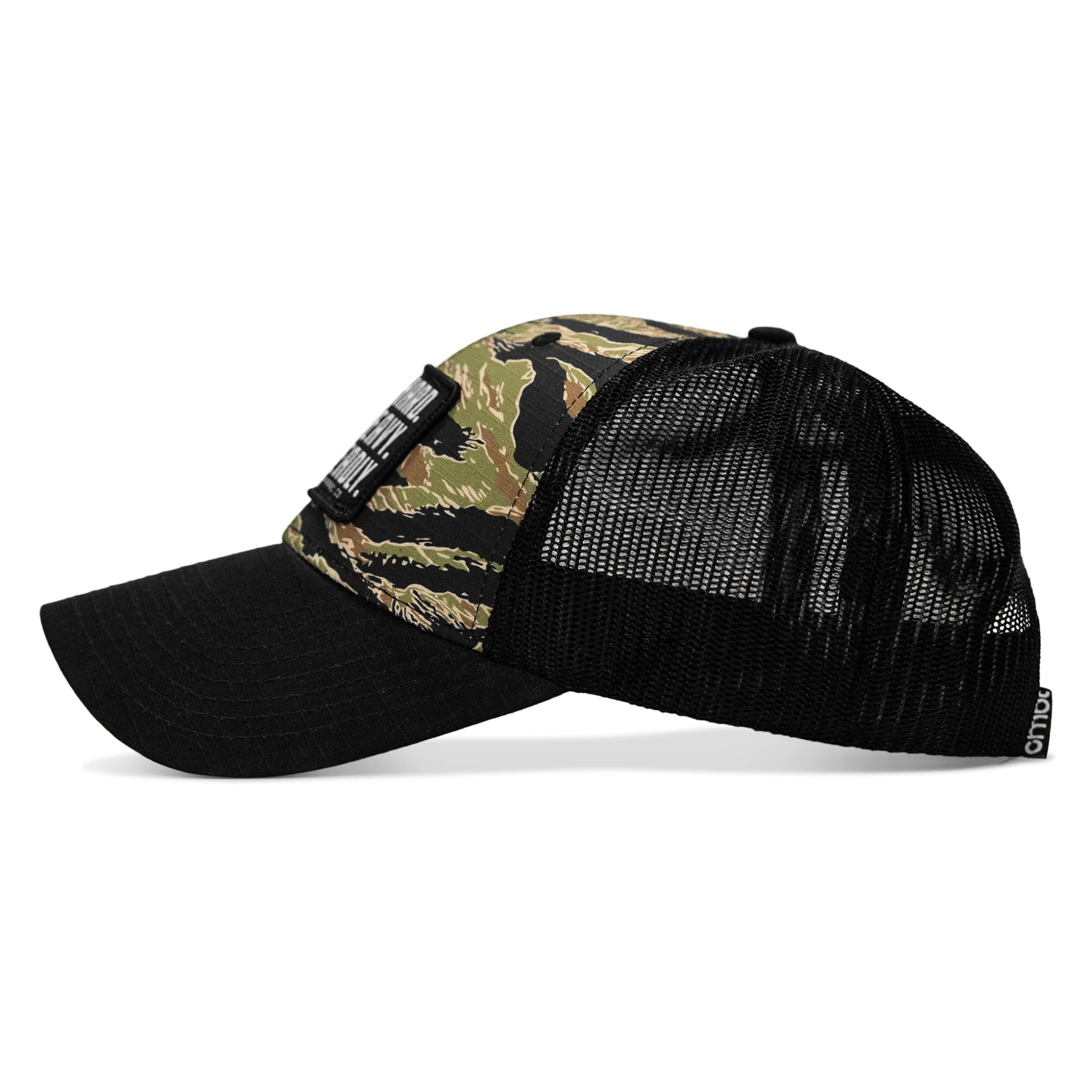 Pray Hard. Lift Heavy. Stay Deadly. Patch Original Ripstop Snapback Hat - Image 5