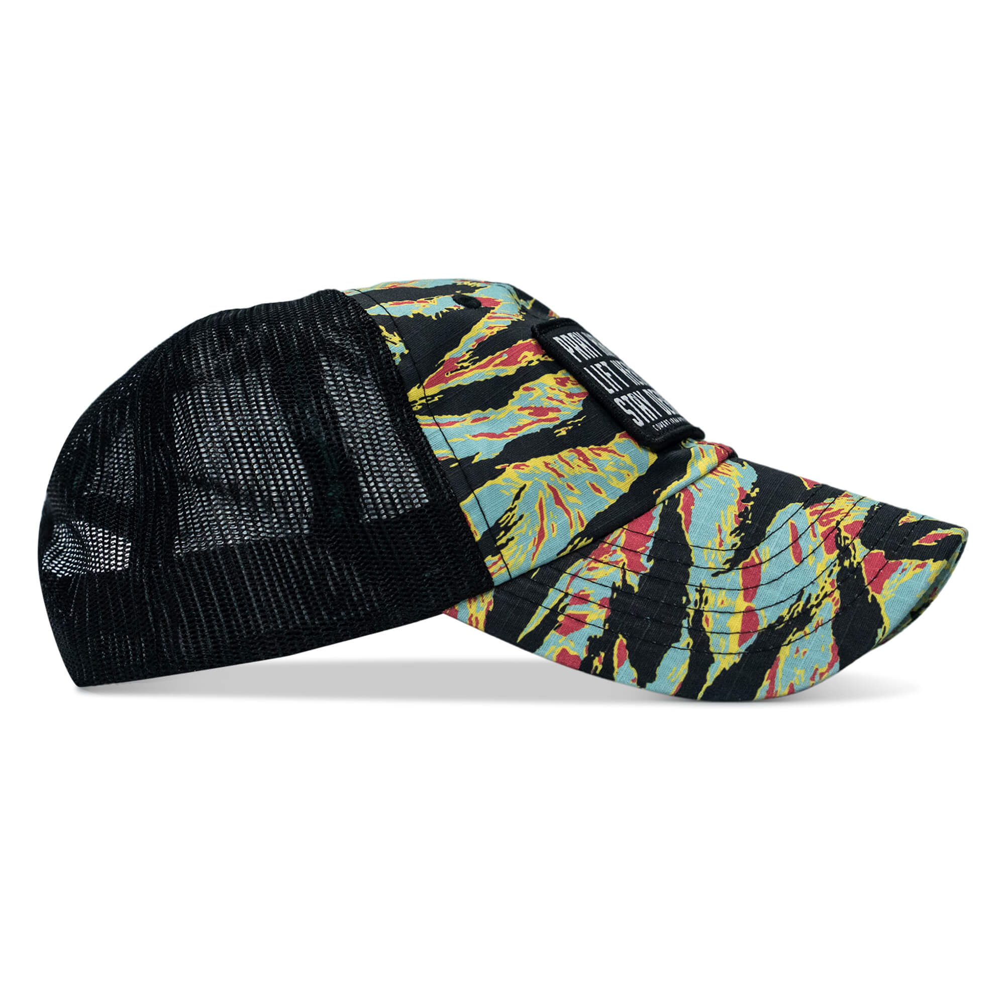Pray Hard. Lift Heavy. Stay Deadly. Patch Tactical Ripstop Mesh Snapback Hat - Image 26