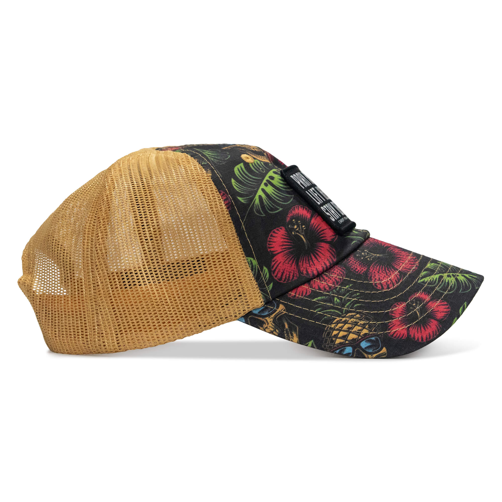 Pray Hard. Lift Heavy. Stay Deadly. Patch Tactical Ripstop Mesh Snapback Hat - Image 4
