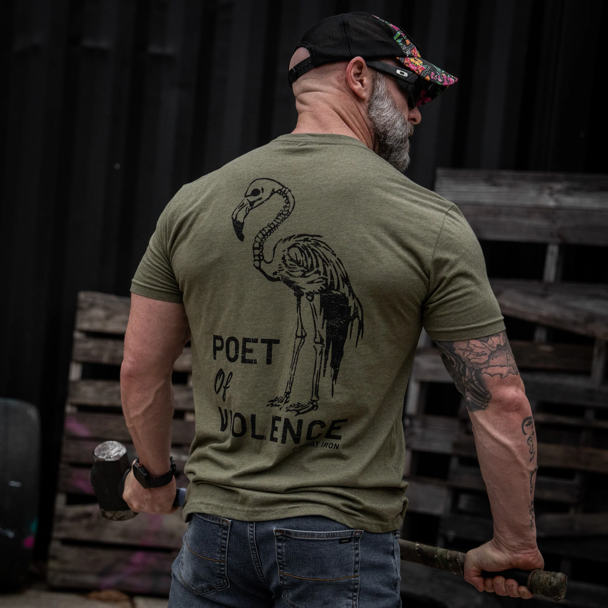 Pray Hard. Lift Heavy. Stay Deadly. Patch Tactical Ripstop Mesh Snapback Hat - Image 40