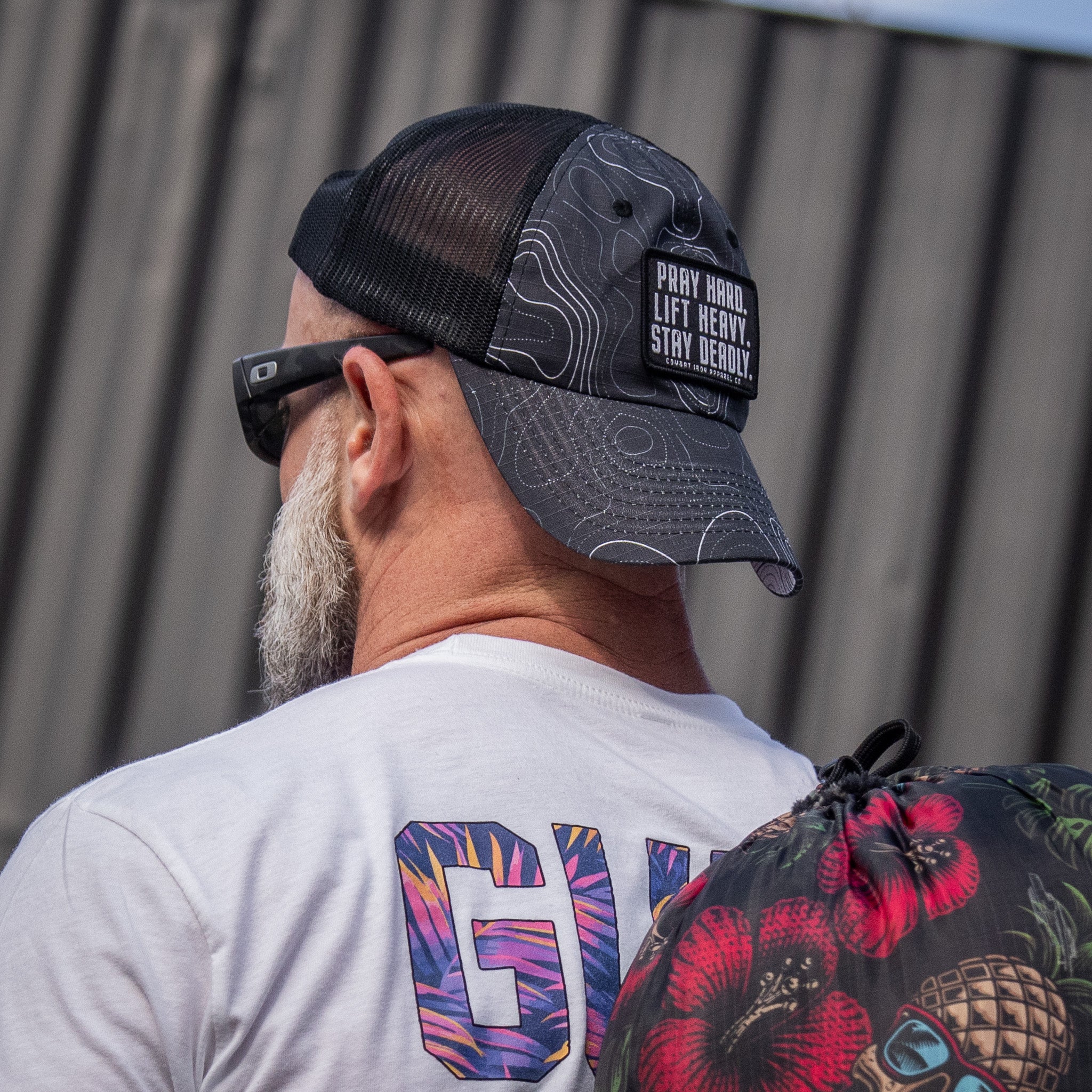 Pray Hard. Lift Heavy. Stay Deadly. Patch Tactical Ripstop Mesh Snapback Hat - Image 54