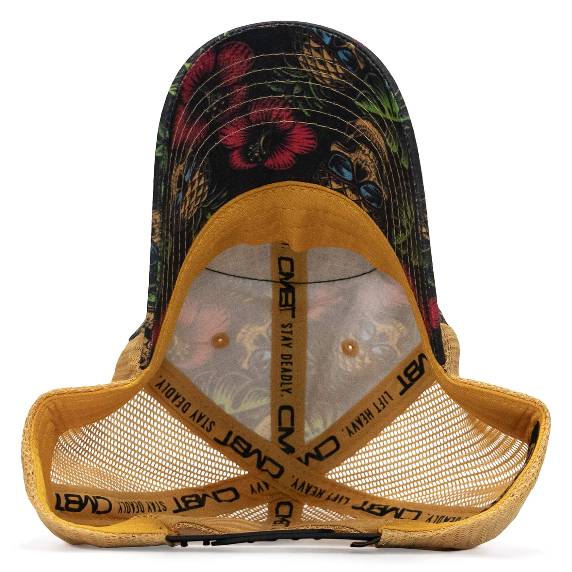 Pray Hard. Lift Heavy. Stay Deadly. Patch Tactical Ripstop Mesh Snapback Hat - Image 6
