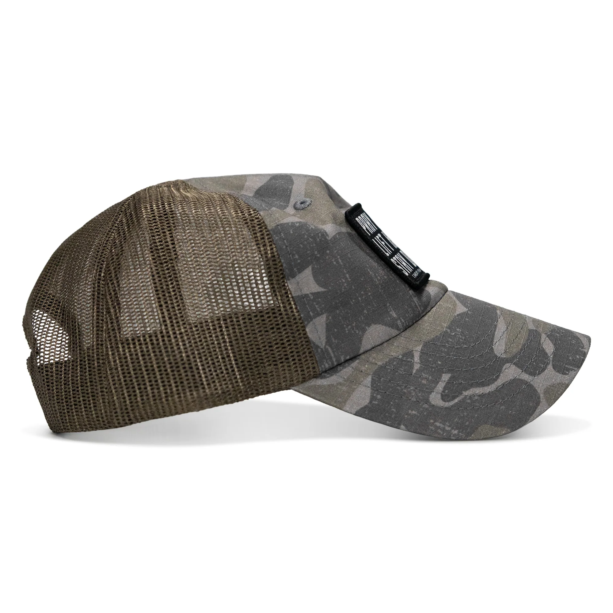 Pray Hard. Lift Heavy. Stay Deadly. Patch Tactical Ripstop Mesh Snapback Hat - Image 66