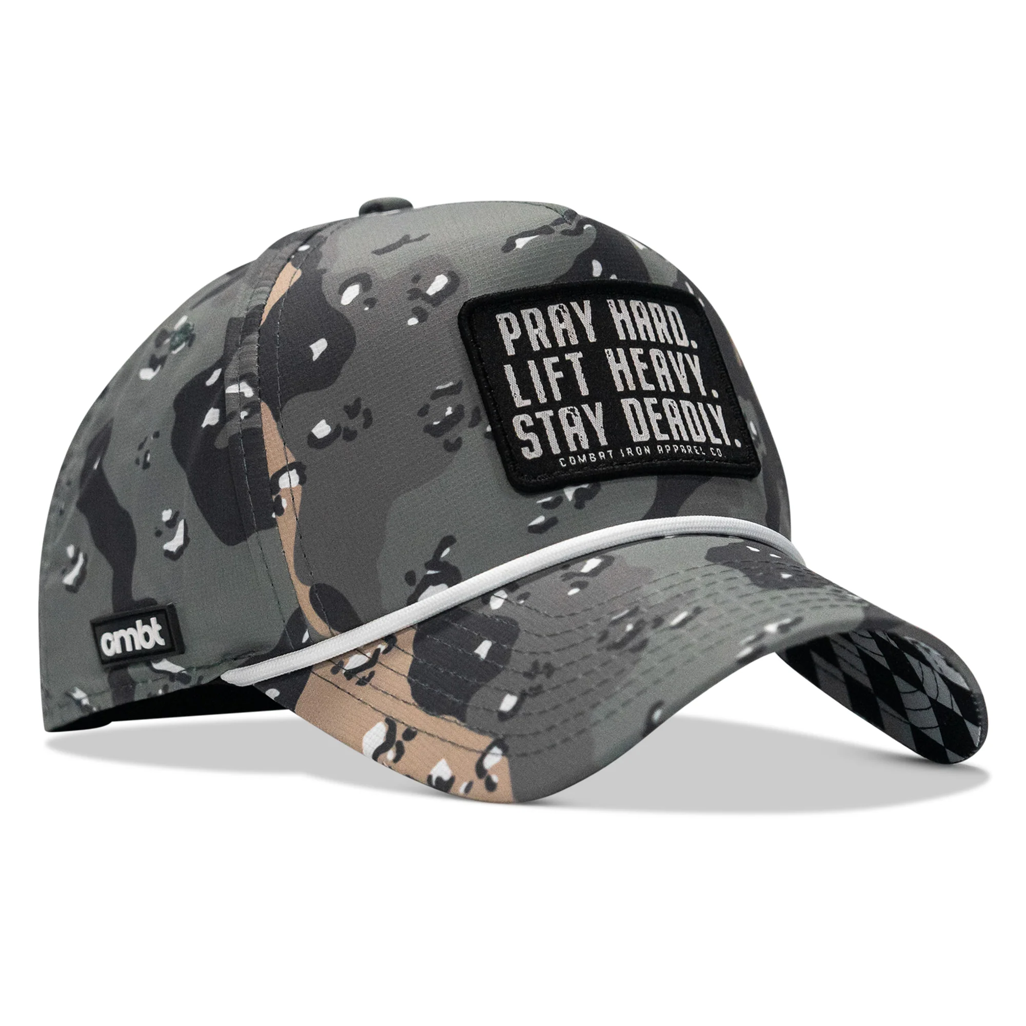 Pray Hard. Lift Heavy. Stay Deadly. Patch Waterproof Weekender Snapback - Image 16
