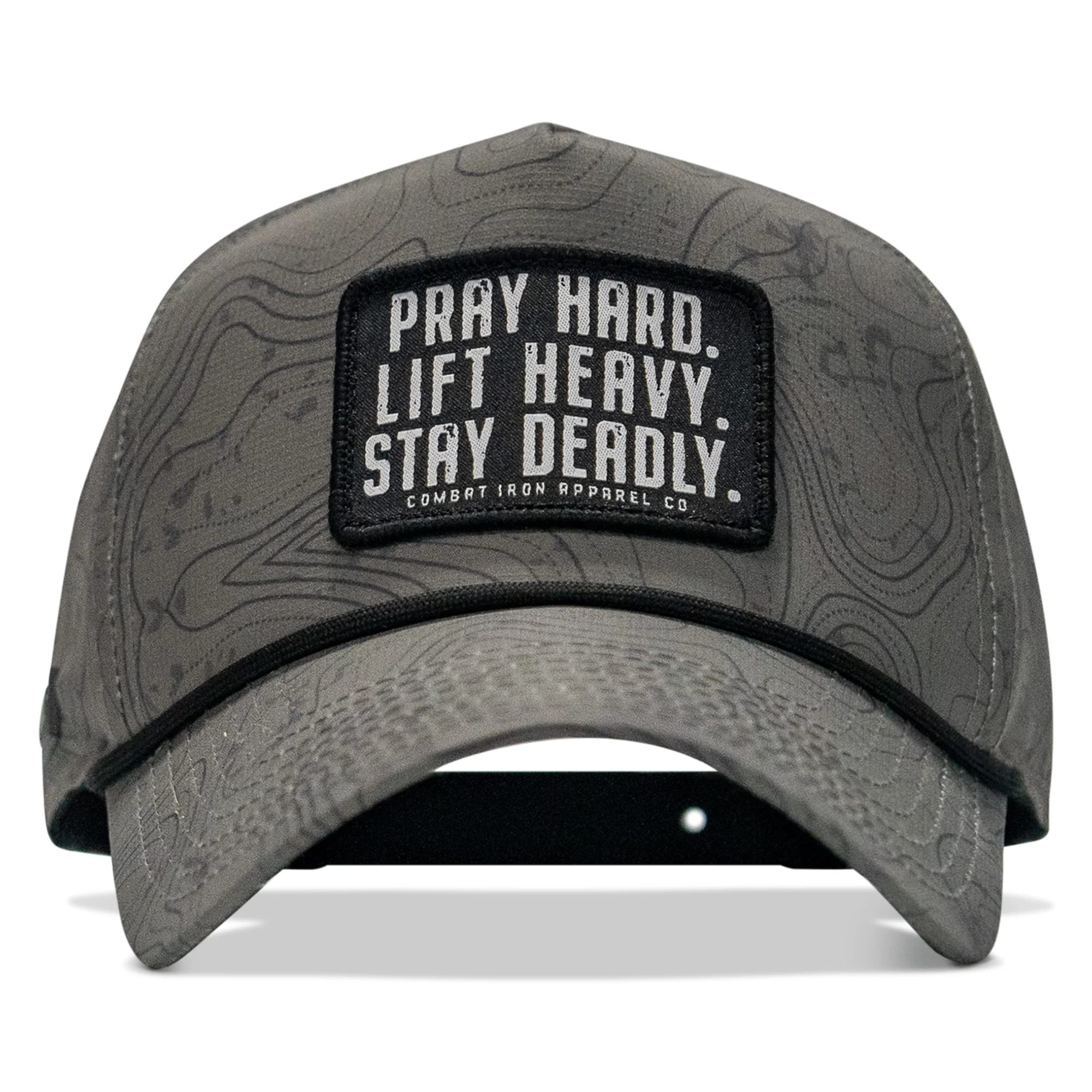 Pray Hard. Lift Heavy. Stay Deadly. Patch Waterproof Weekender Snapback - Image 20