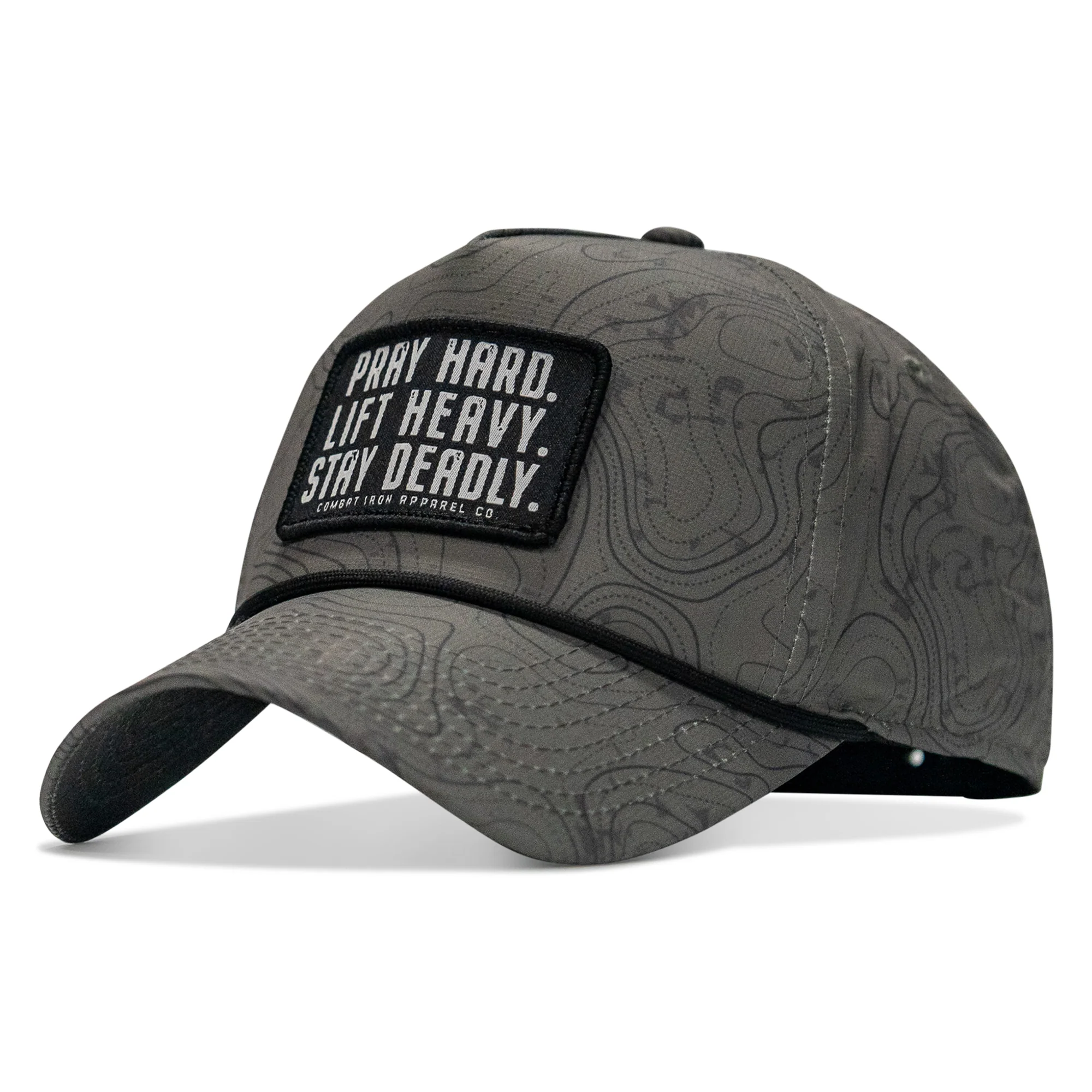 Pray Hard. Lift Heavy. Stay Deadly. Patch Waterproof Weekender Snapback - Image 21