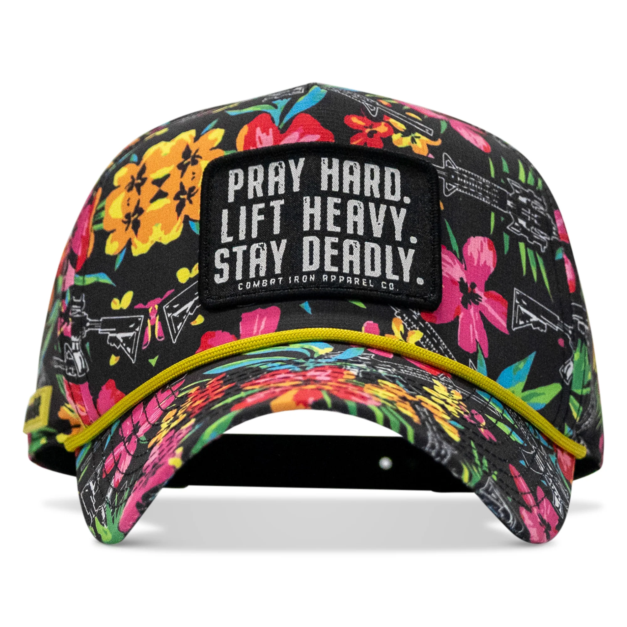 Pray Hard. Lift Heavy. Stay Deadly. Patch Waterproof Weekender Snapback - Image 26