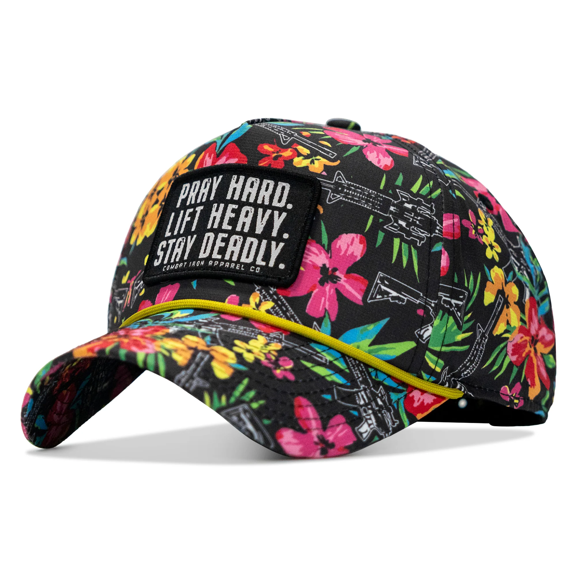 Pray Hard. Lift Heavy. Stay Deadly. Patch Waterproof Weekender Snapback - Image 27