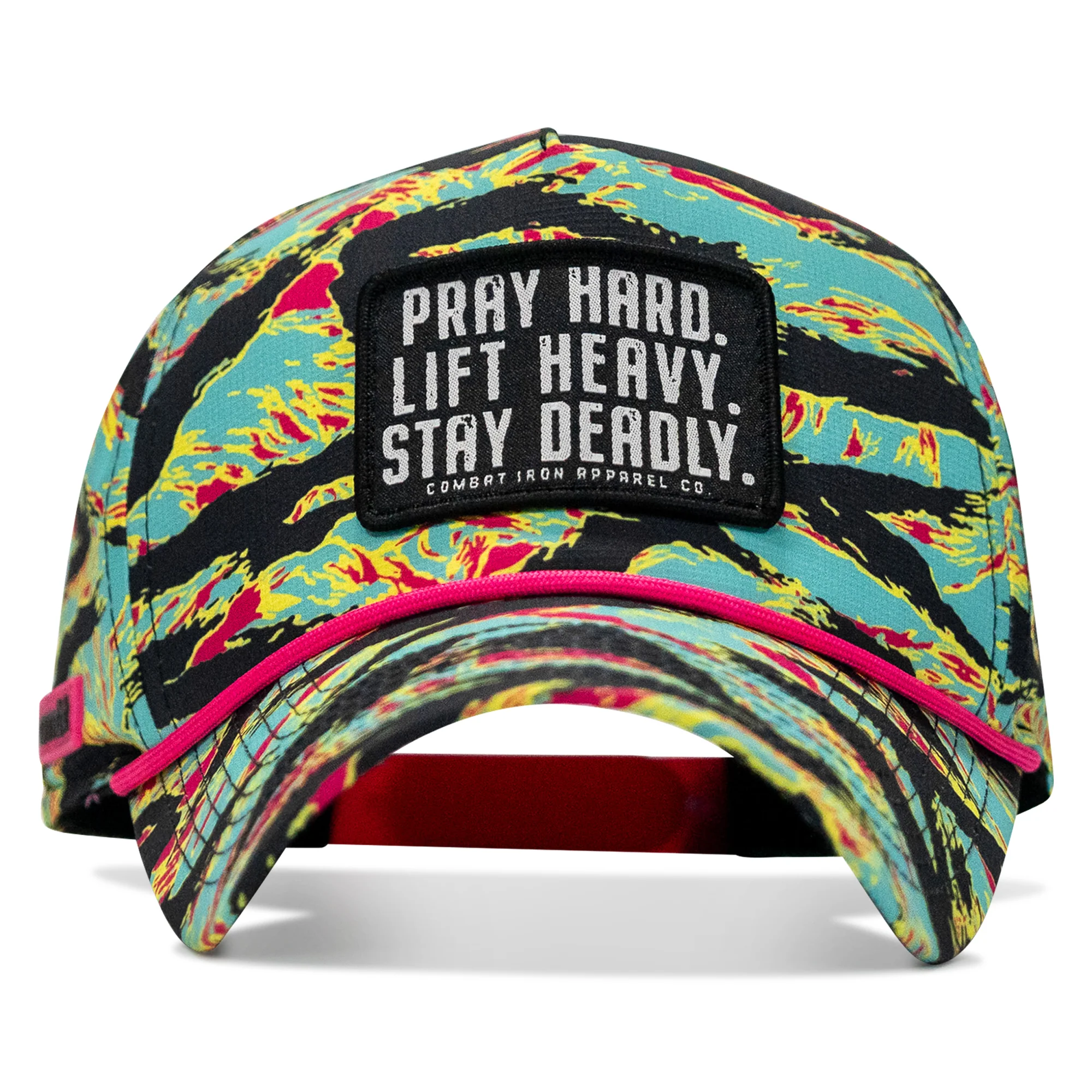 Pray Hard. Lift Heavy. Stay Deadly. Patch Waterproof Weekender Snapback - Image 31