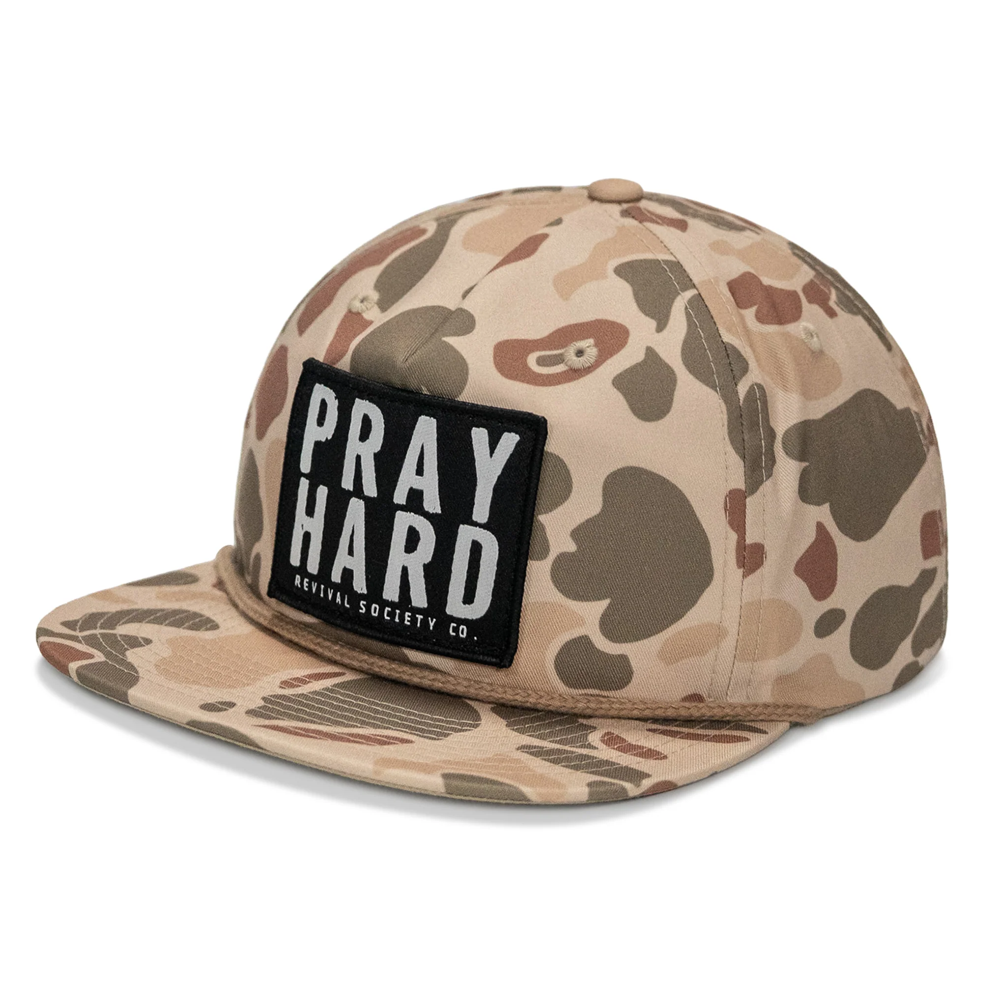 Pray Hard Patch Flatbill Hat - Image 17