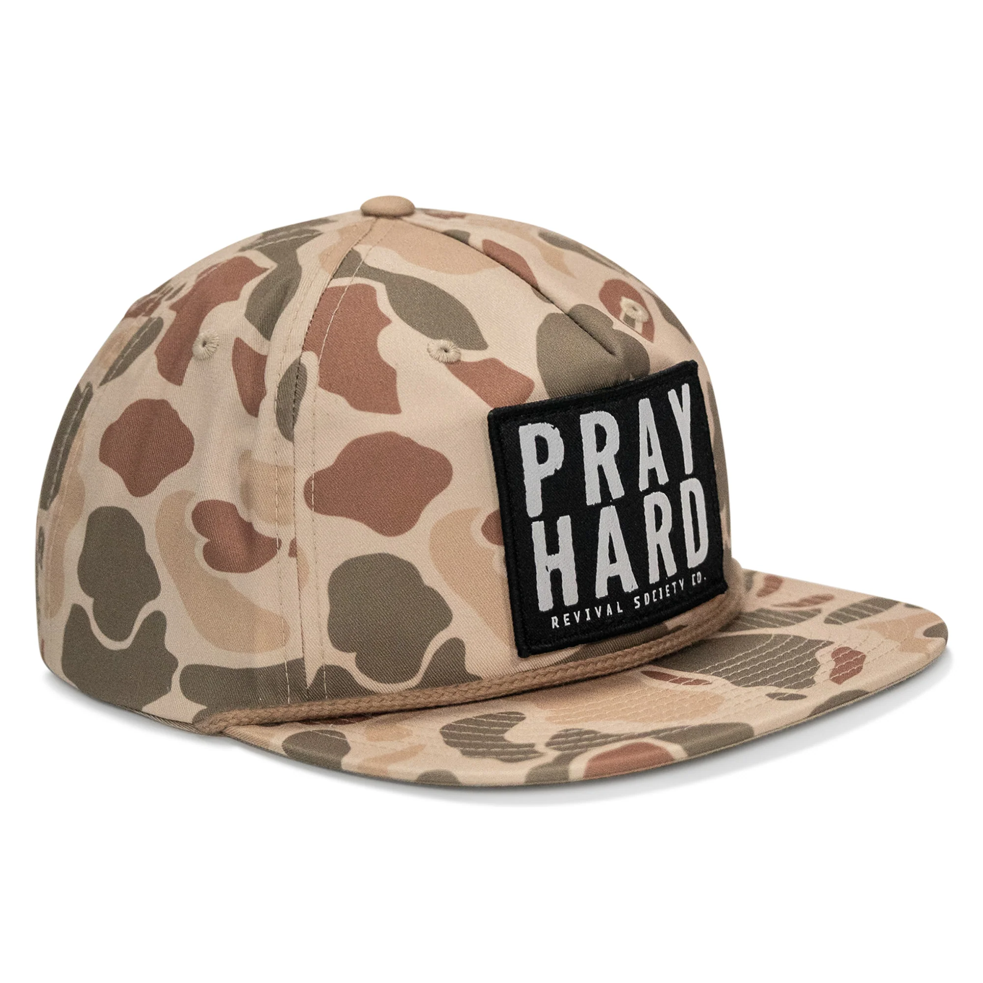 Pray Hard Patch Flatbill Hat - Image 18