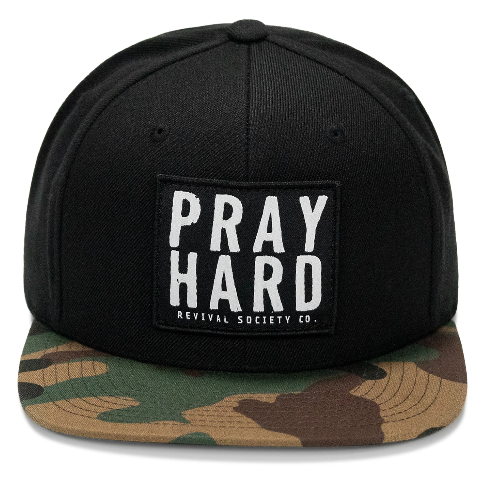 Pray Hard Patch Flatbill Hat - Image 21