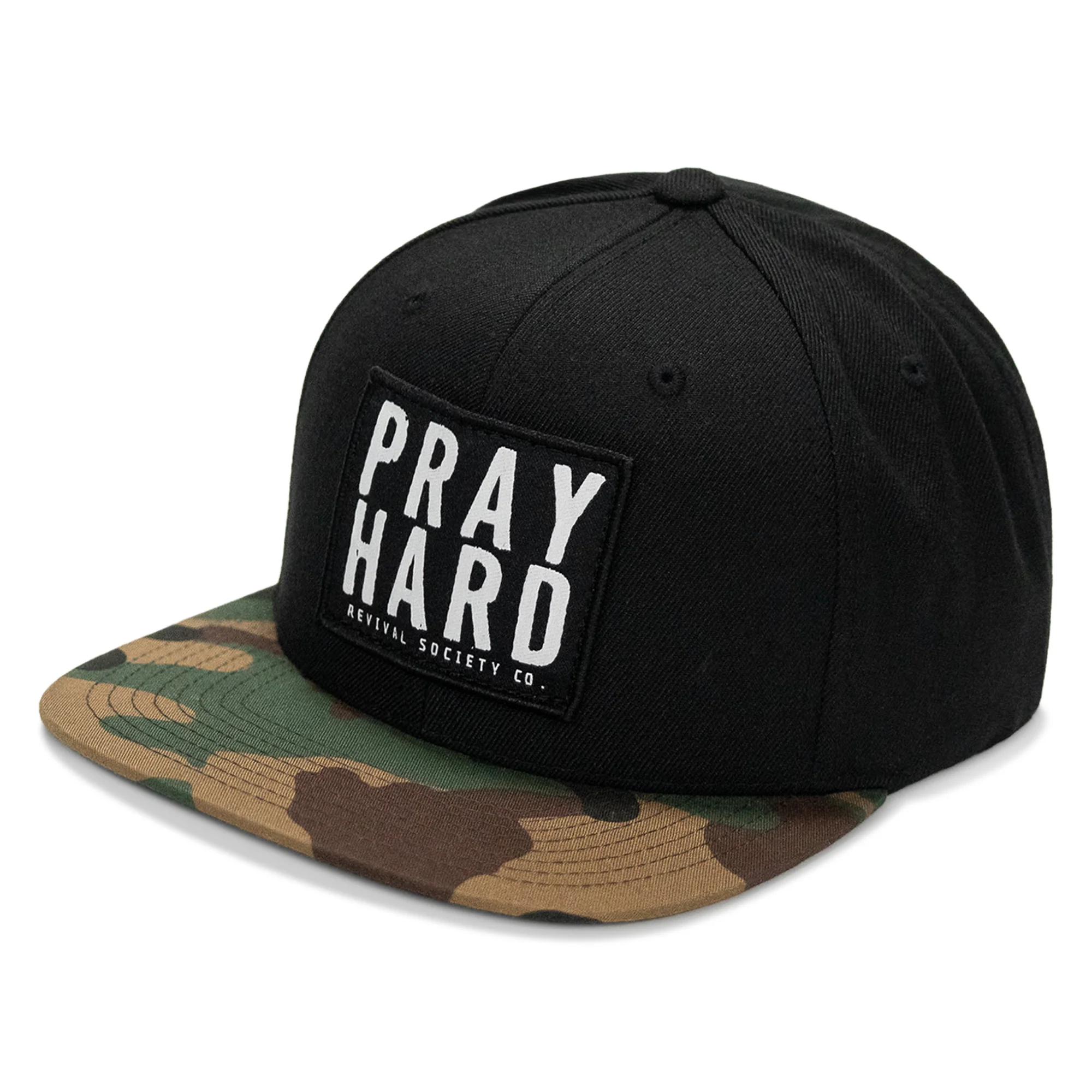 Pray Hard Patch Flatbill Hat - Image 22