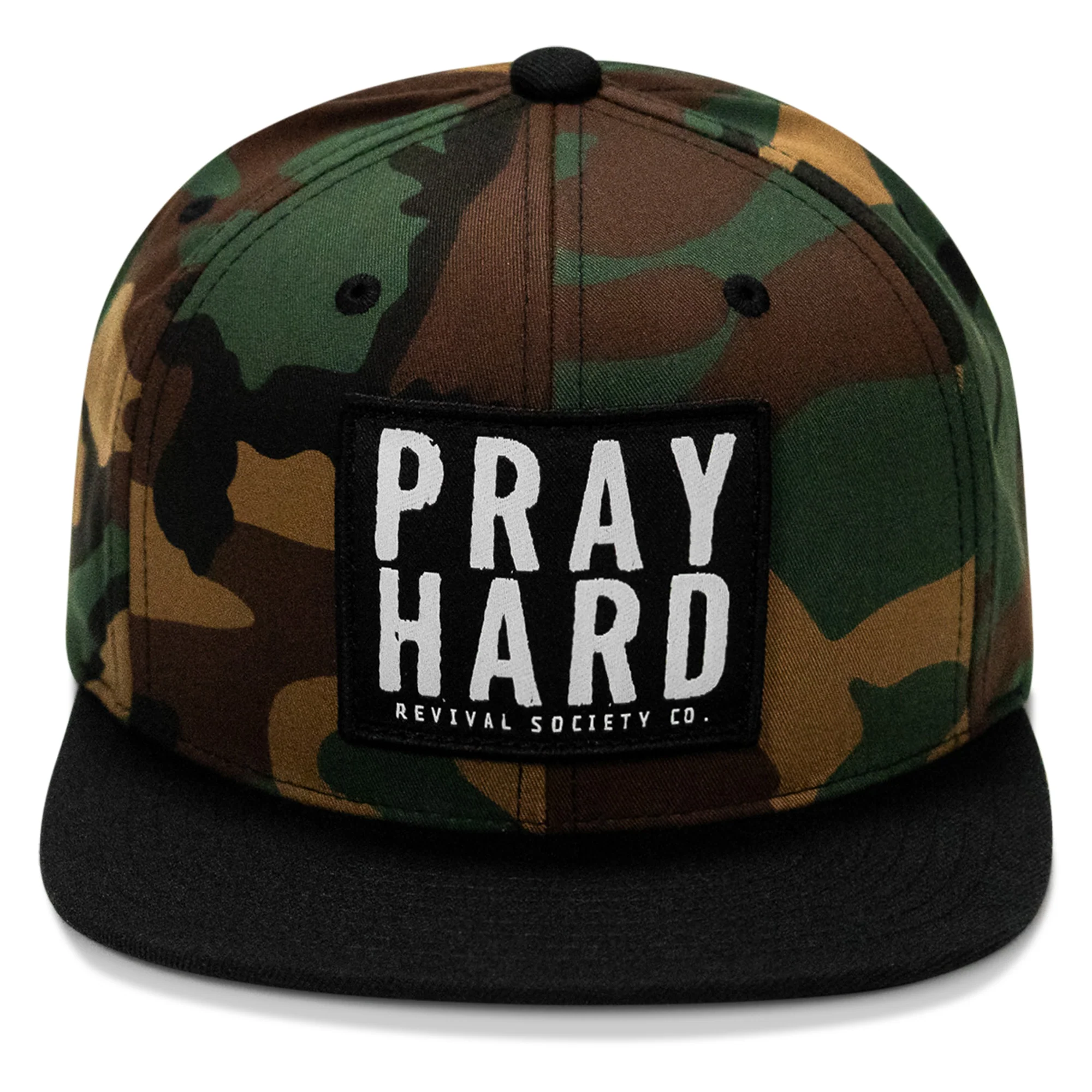 Pray Hard Patch Flatbill Hat - Image 26