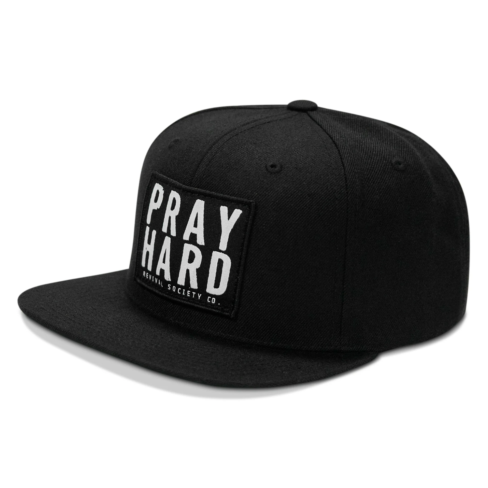 Pray Hard Patch Flatbill Hat - Image 57
