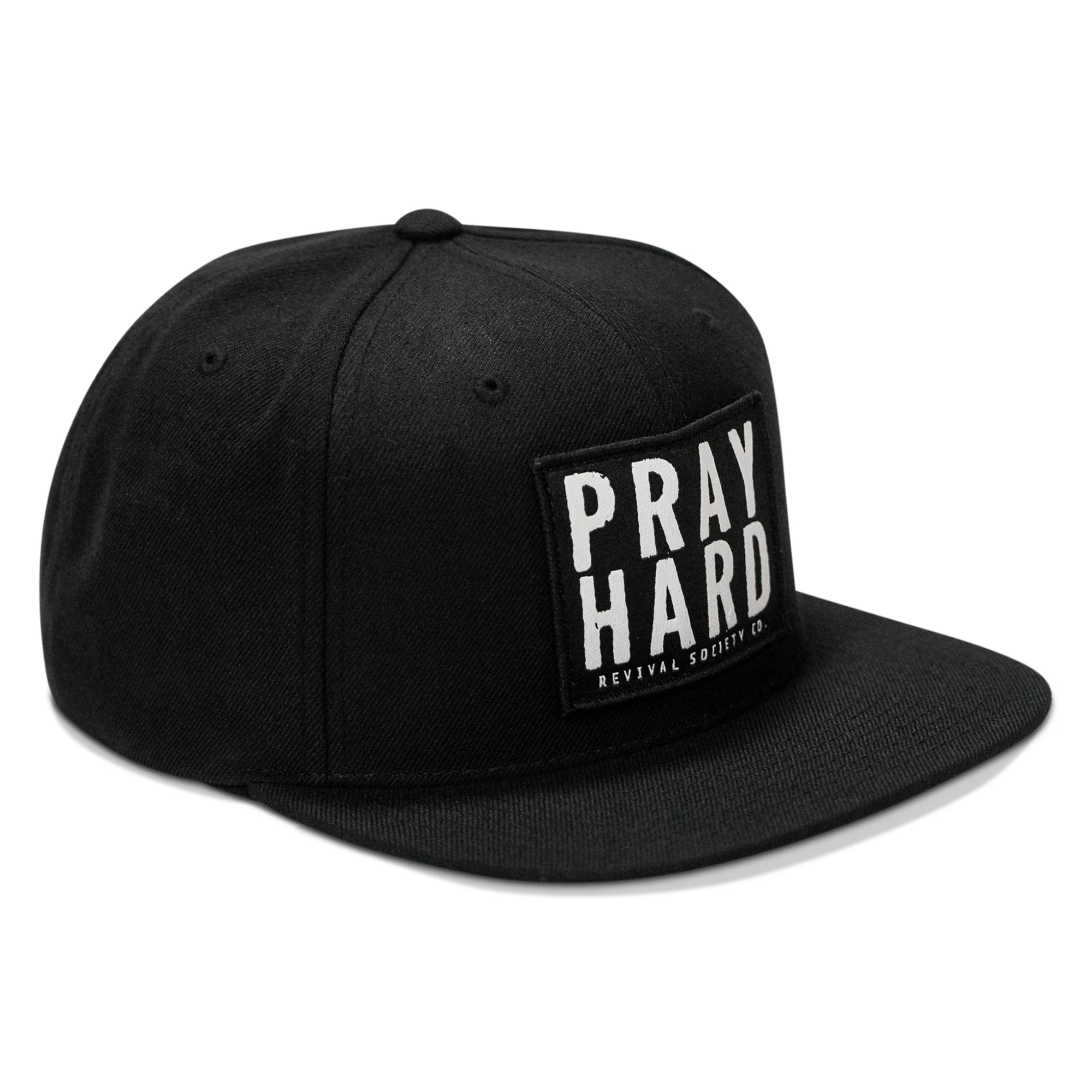 Pray Hard Patch Flatbill Hat - Image 58