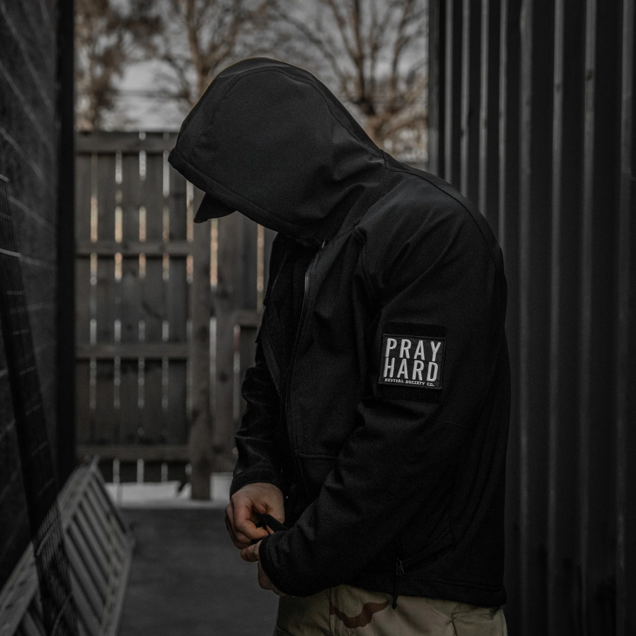Pray Hard Velcro Patch - Image 4