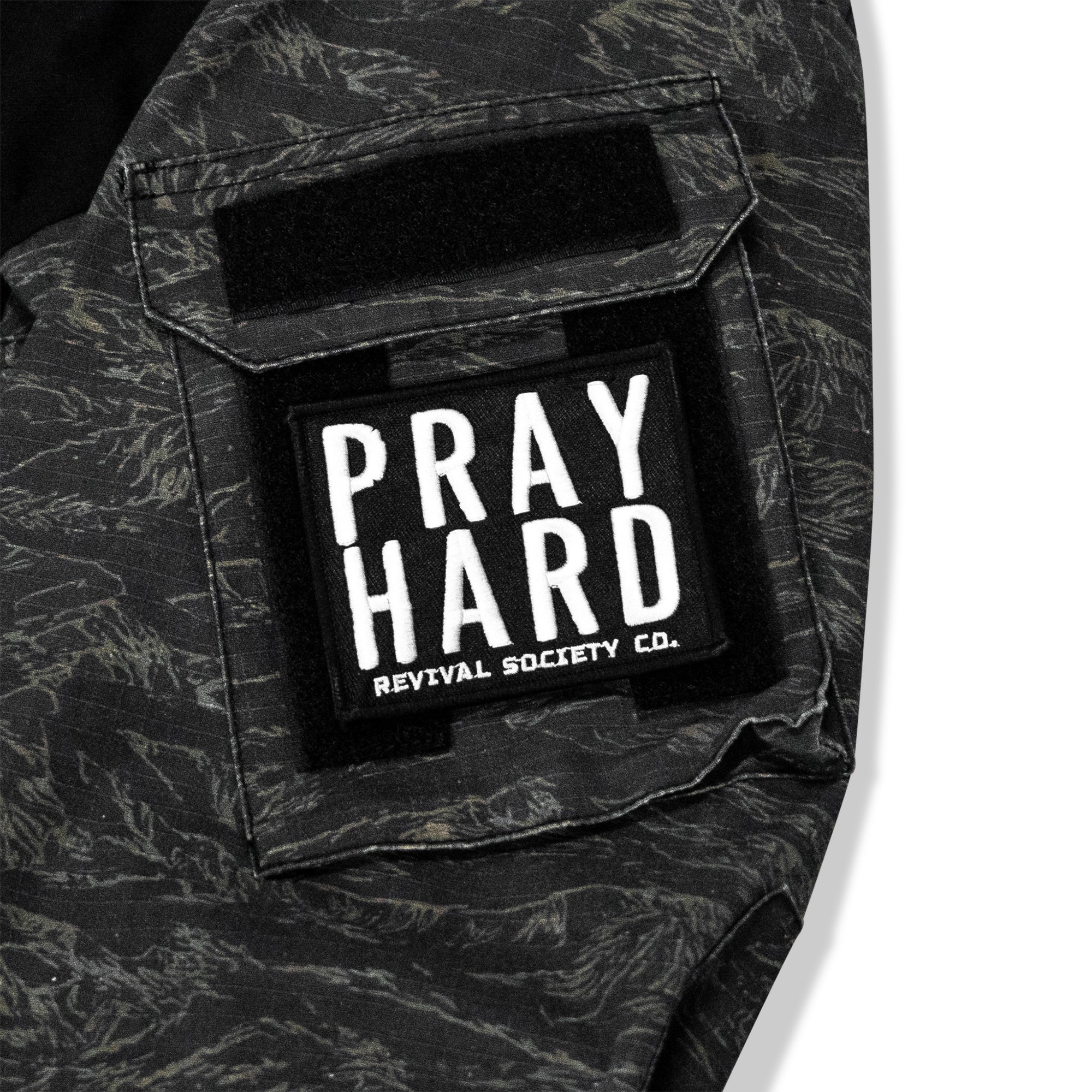 Pray Hard Velcro Patch - Image 5
