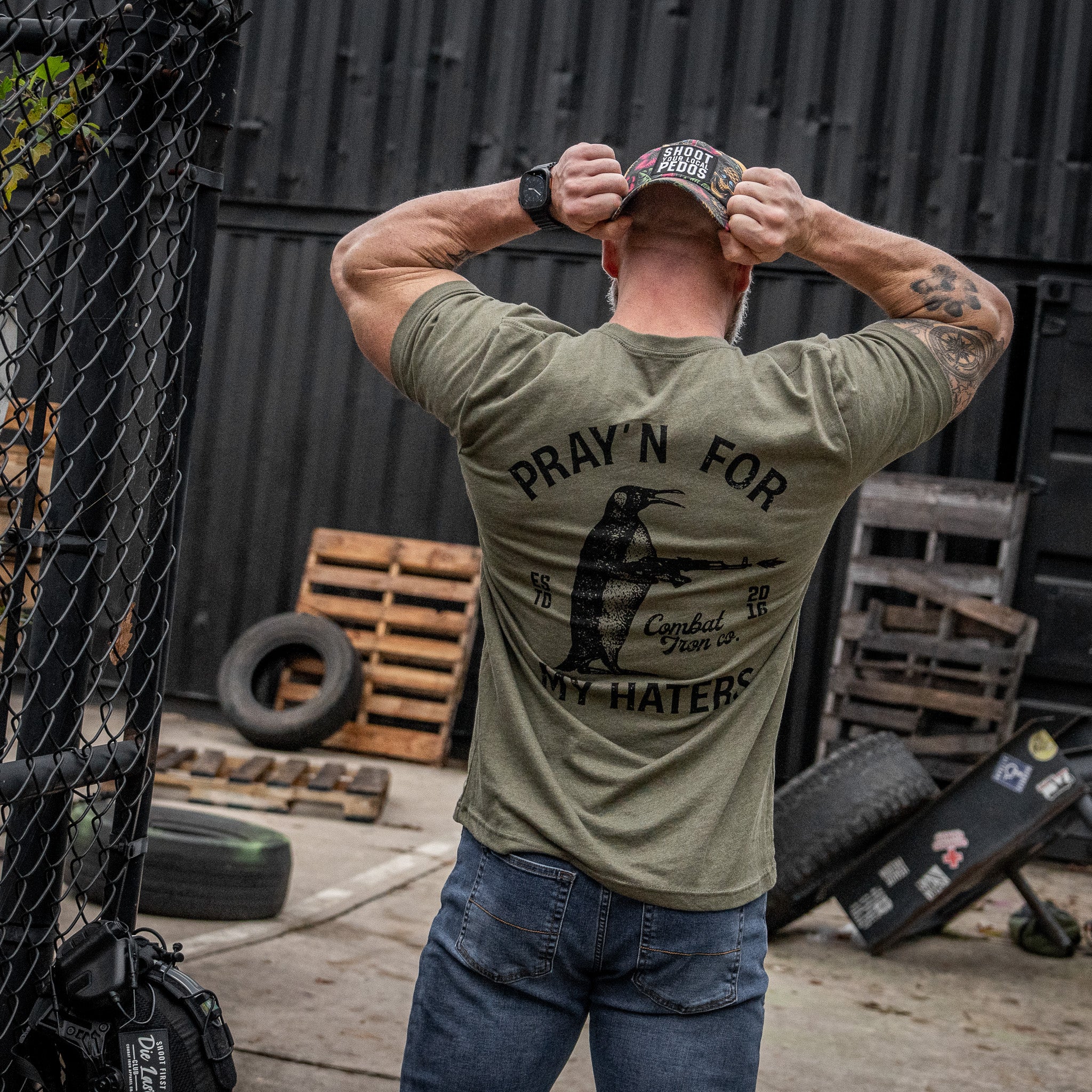 Pray'n For My Haters Men's T-Shirt - Image 17