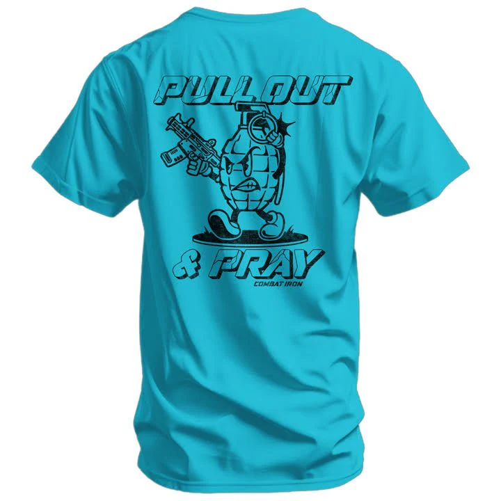 Pull Out And Pray Men's T-Shirt - Image 16