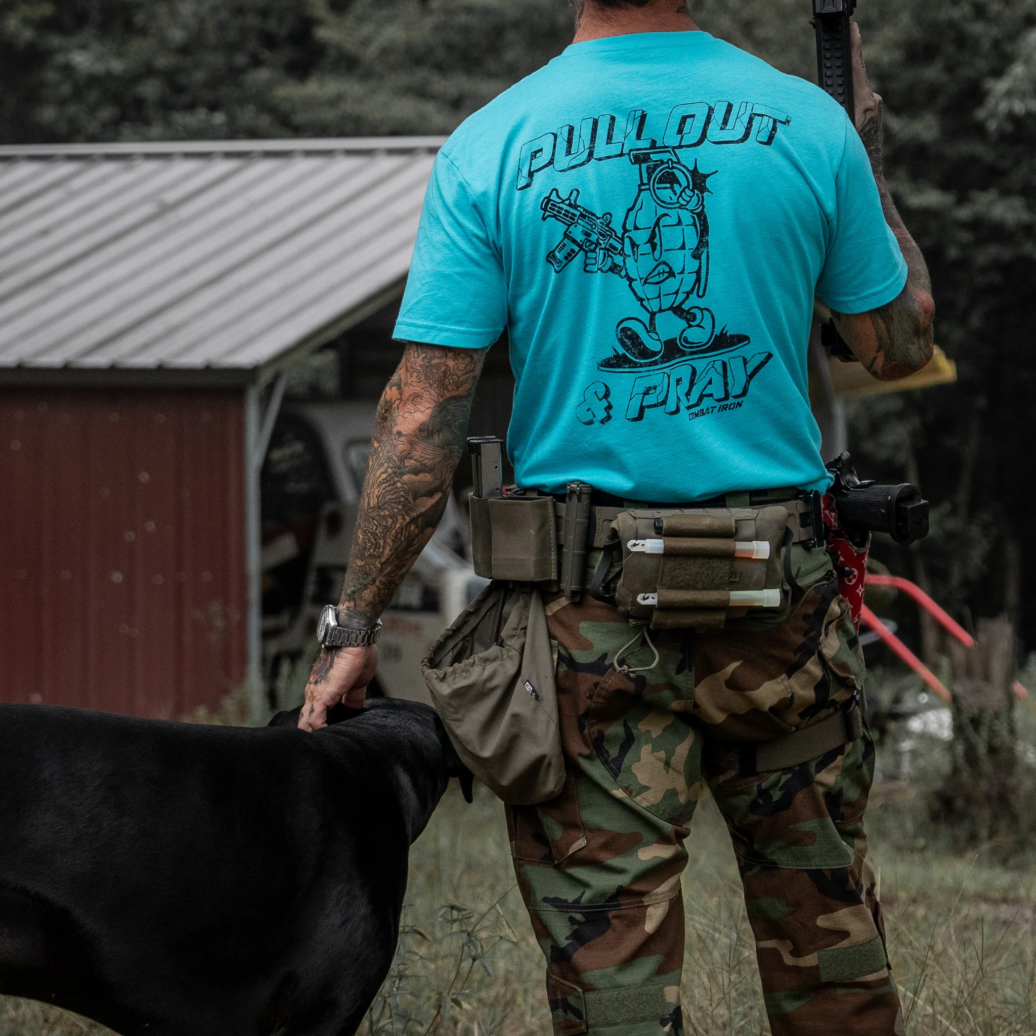 Pull Out And Pray Men's T-Shirt - Image 17