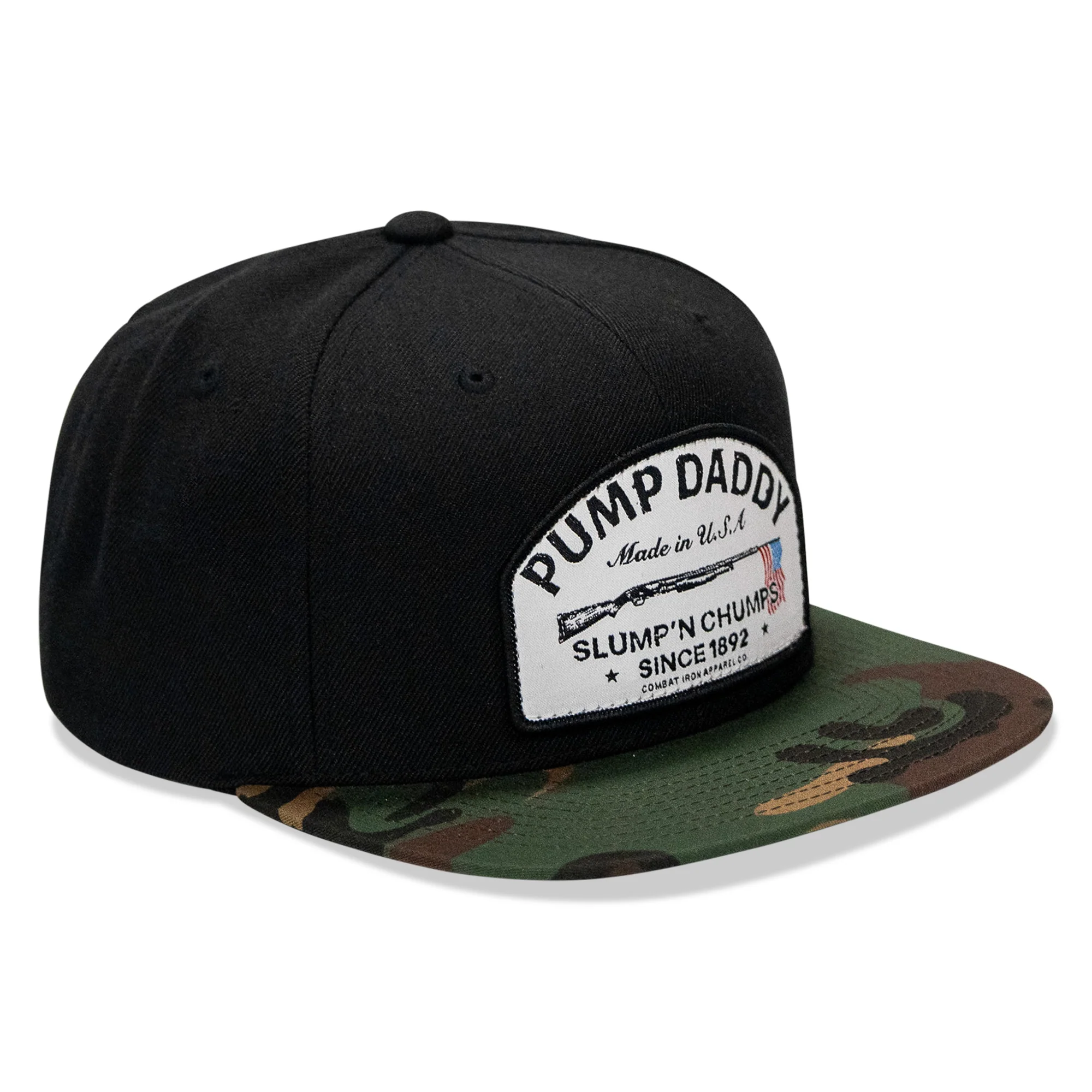 Pump Daddy Original Patch Flat Bill SnapBack Hat - Image 14