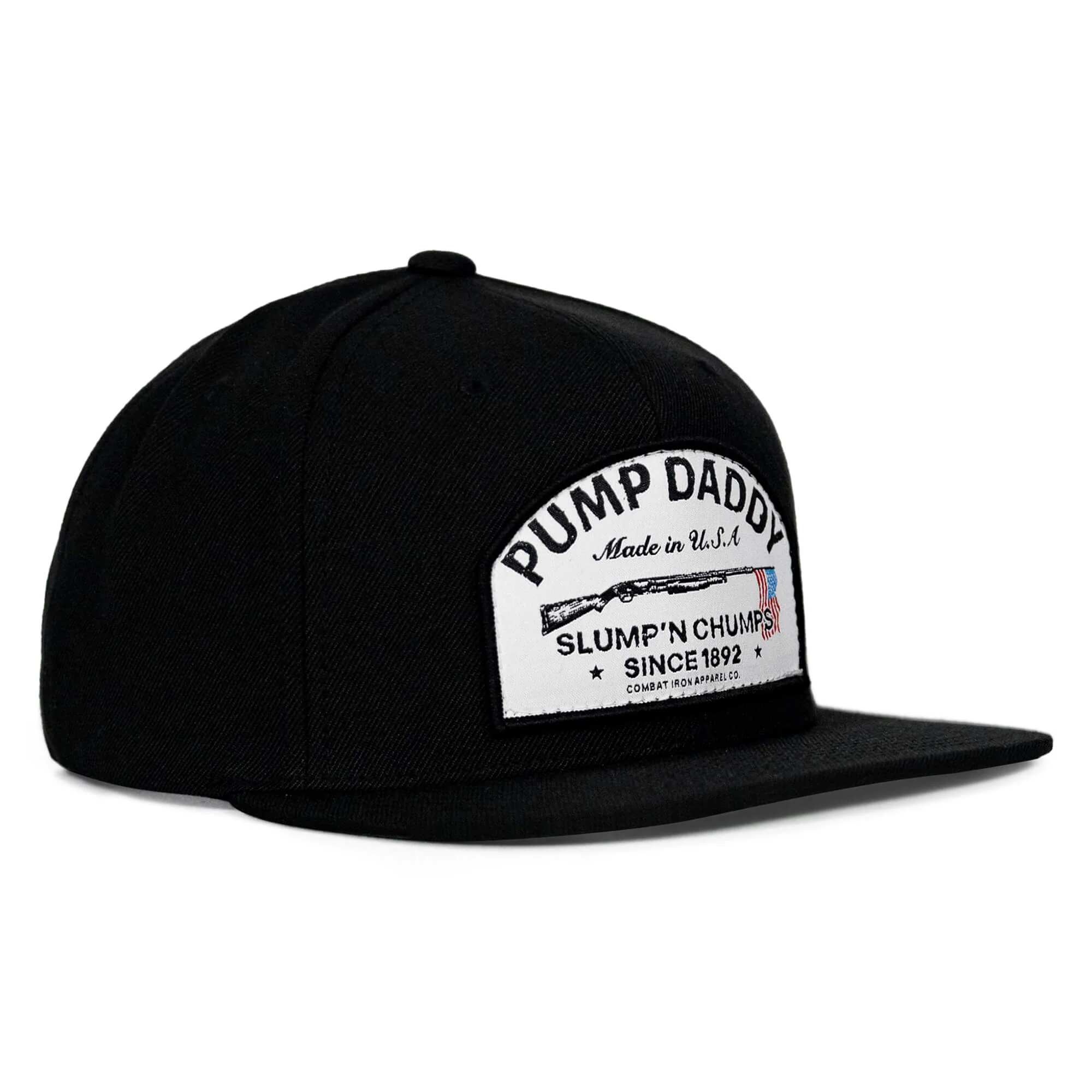 Pump Daddy Original Patch Flat Bill SnapBack Hat - Image 3