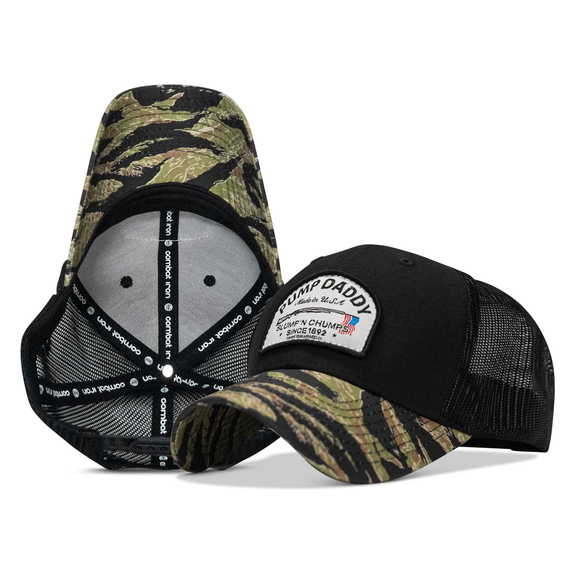 Pump Daddy Patch Original Ripstop Snapback Hat - Image 15