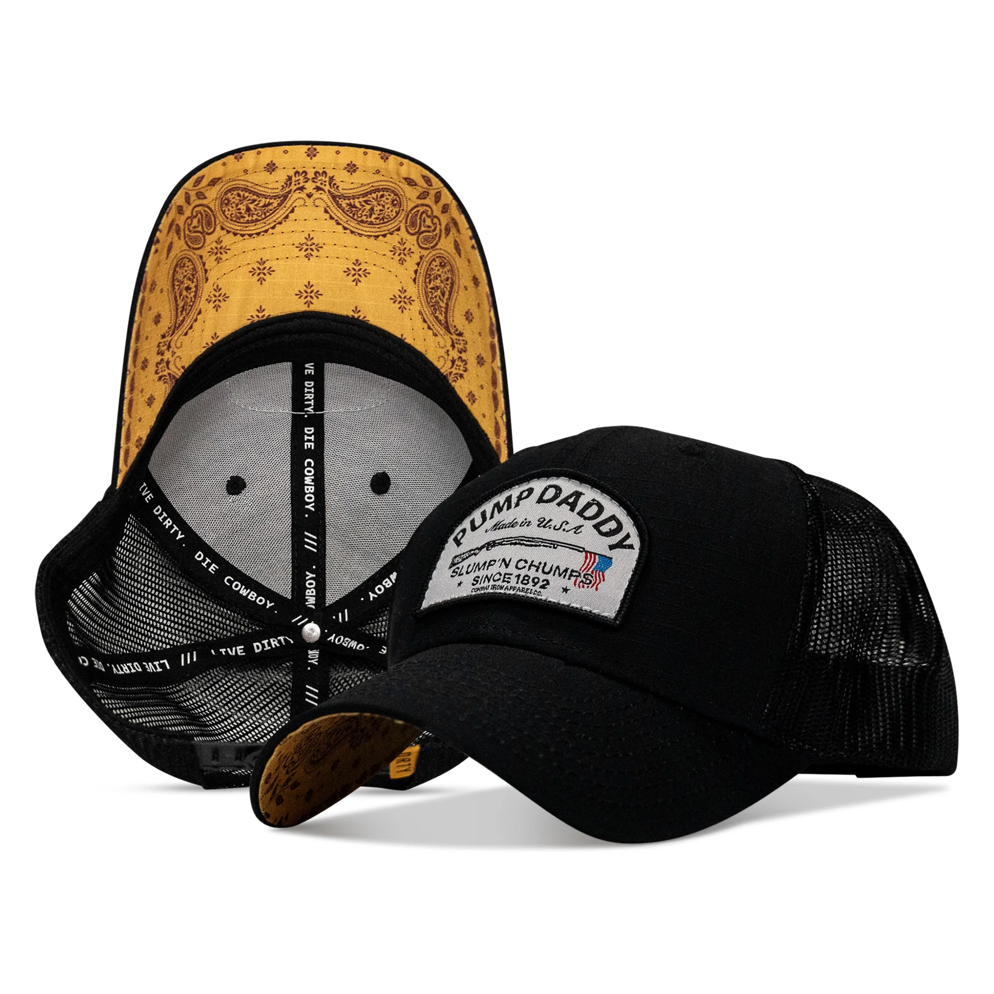 Pump Daddy Patch Original Ripstop Snapback Hat - Image 2