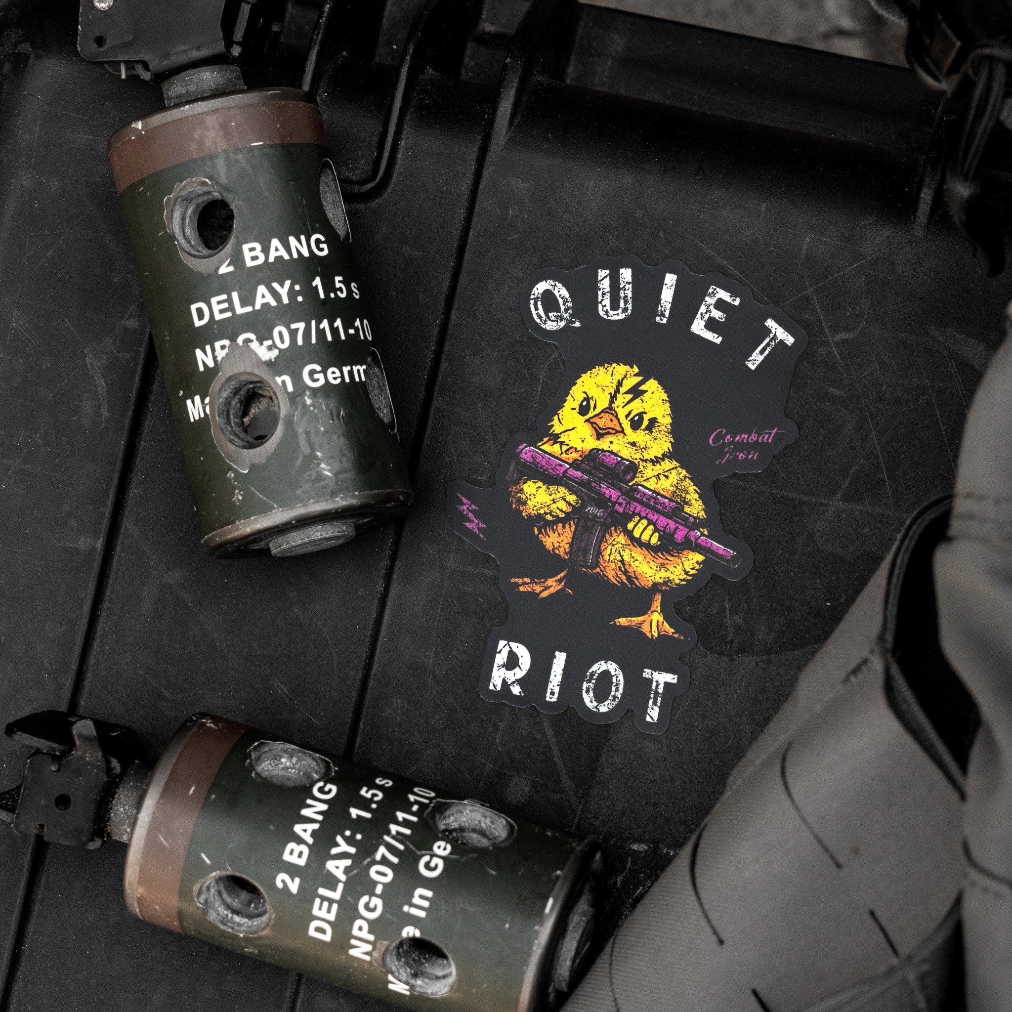 Quiet Riot Duck Decal - Image 2