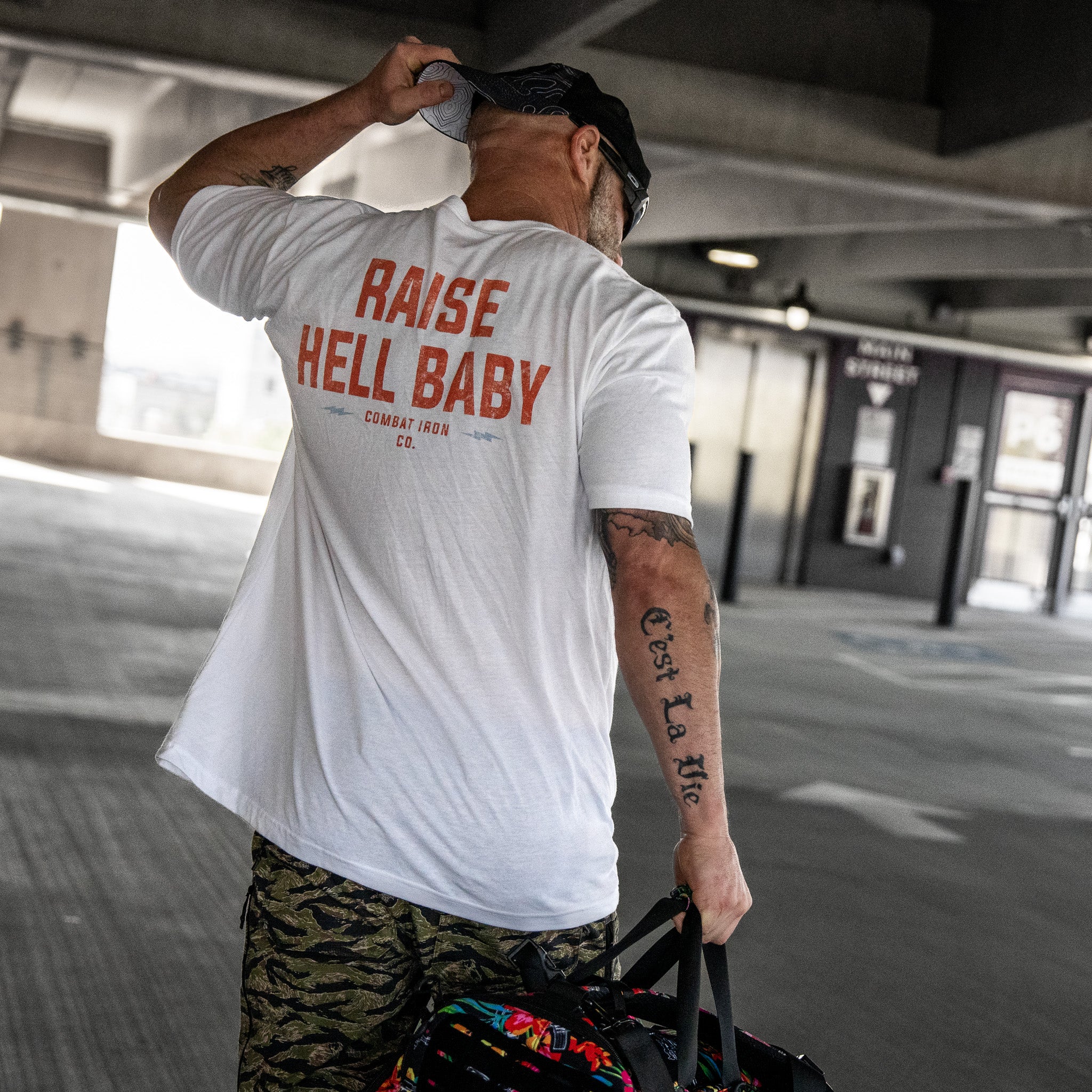 Raise Hell Baby Men's T-Shirt - Image 3