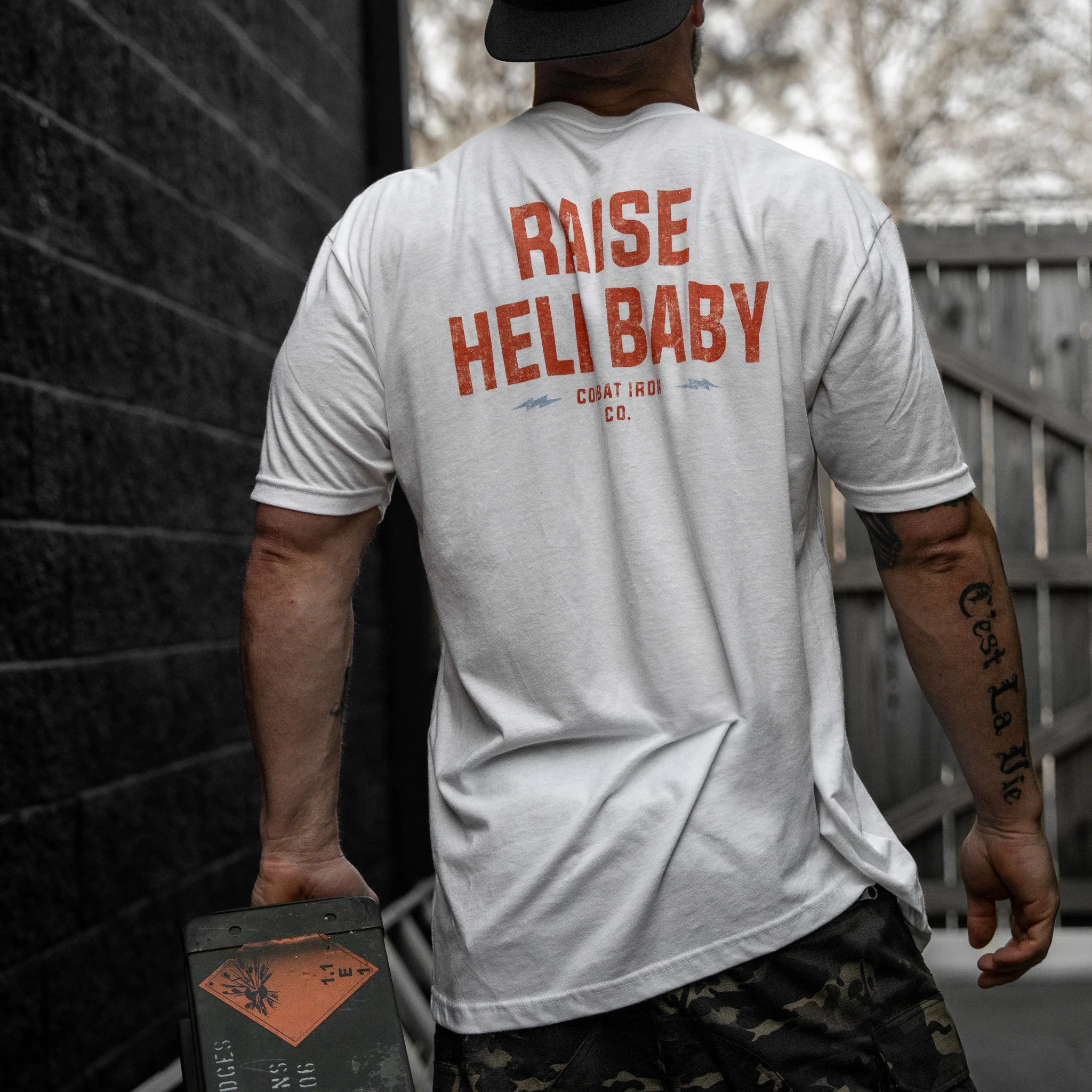Raise Hell Baby Men's T-Shirt - Image 7