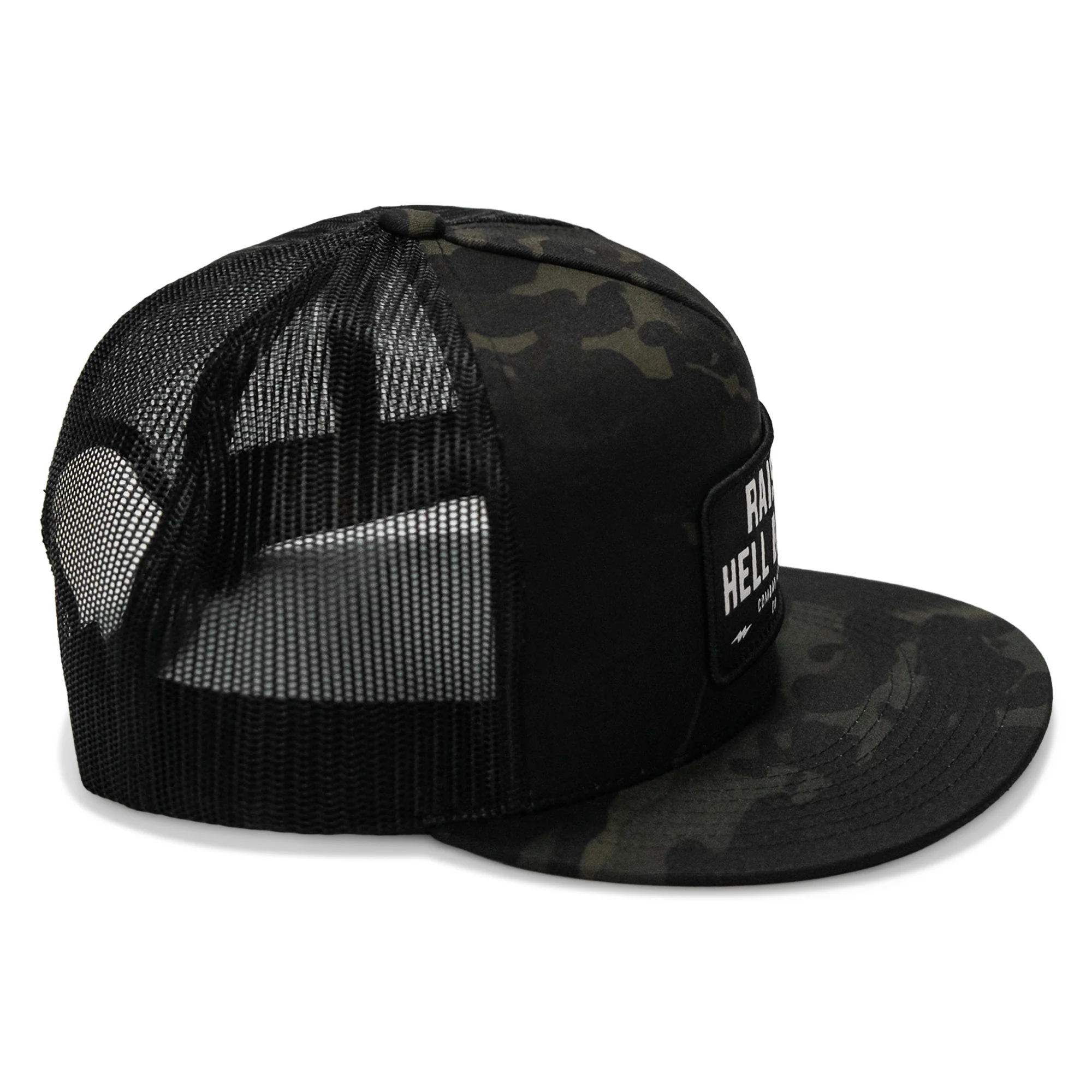 Raise Hell Baby Patch. Flatbill Hat - Image 5