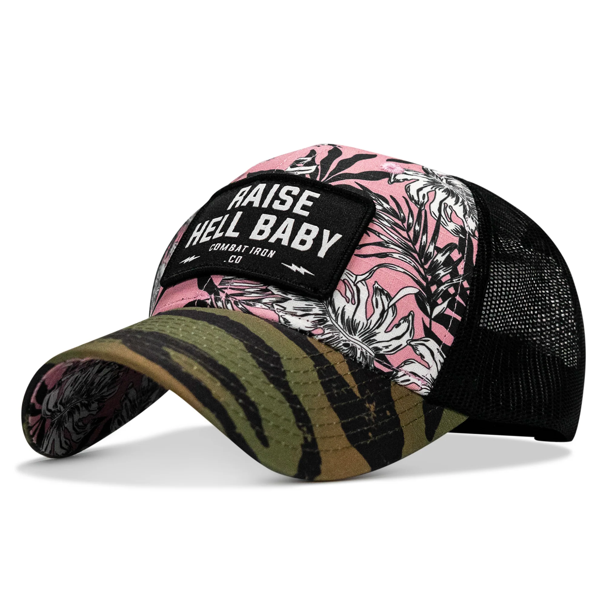 Raise Hell Baby Patch Original Ripstop Snapback Hat - Image 18