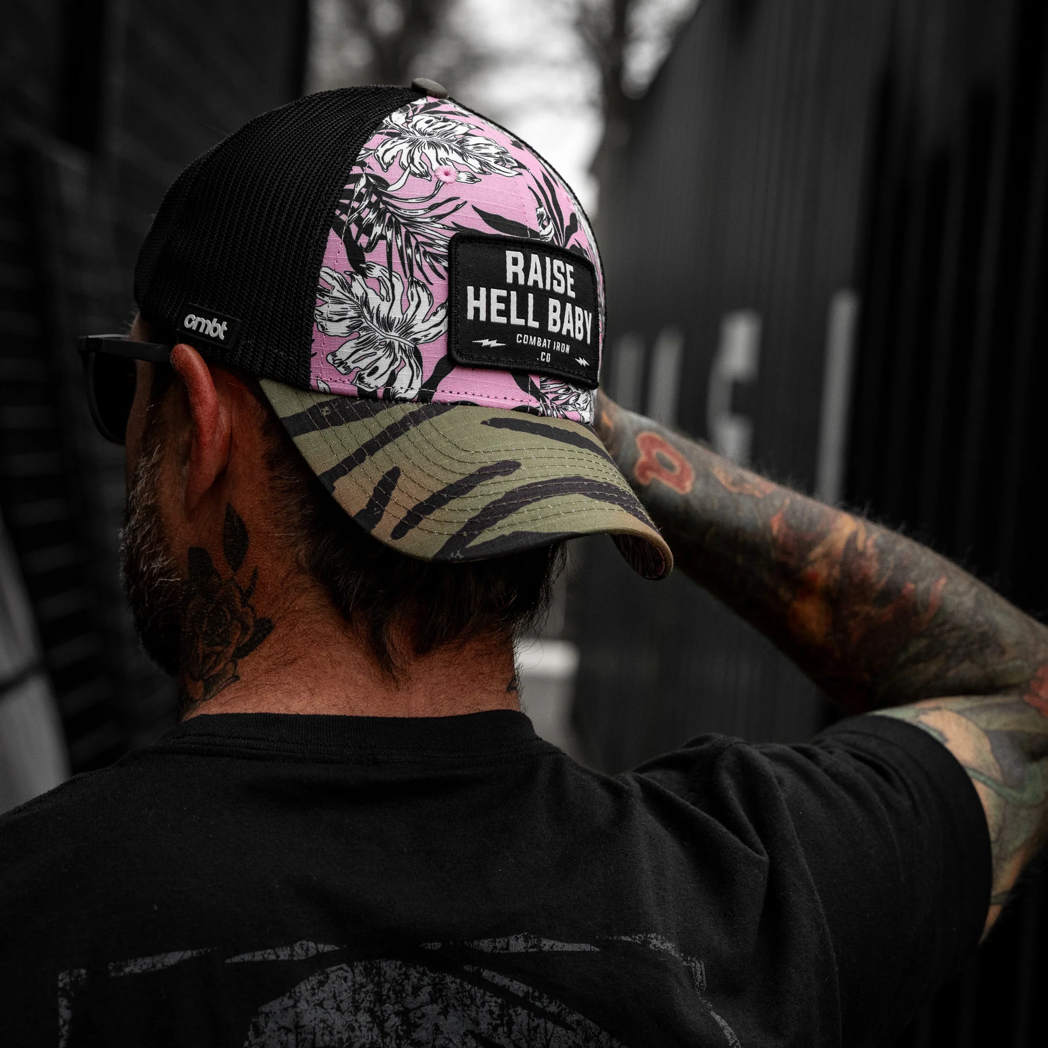 Raise Hell Baby Patch Original Ripstop Snapback Hat - Image 23