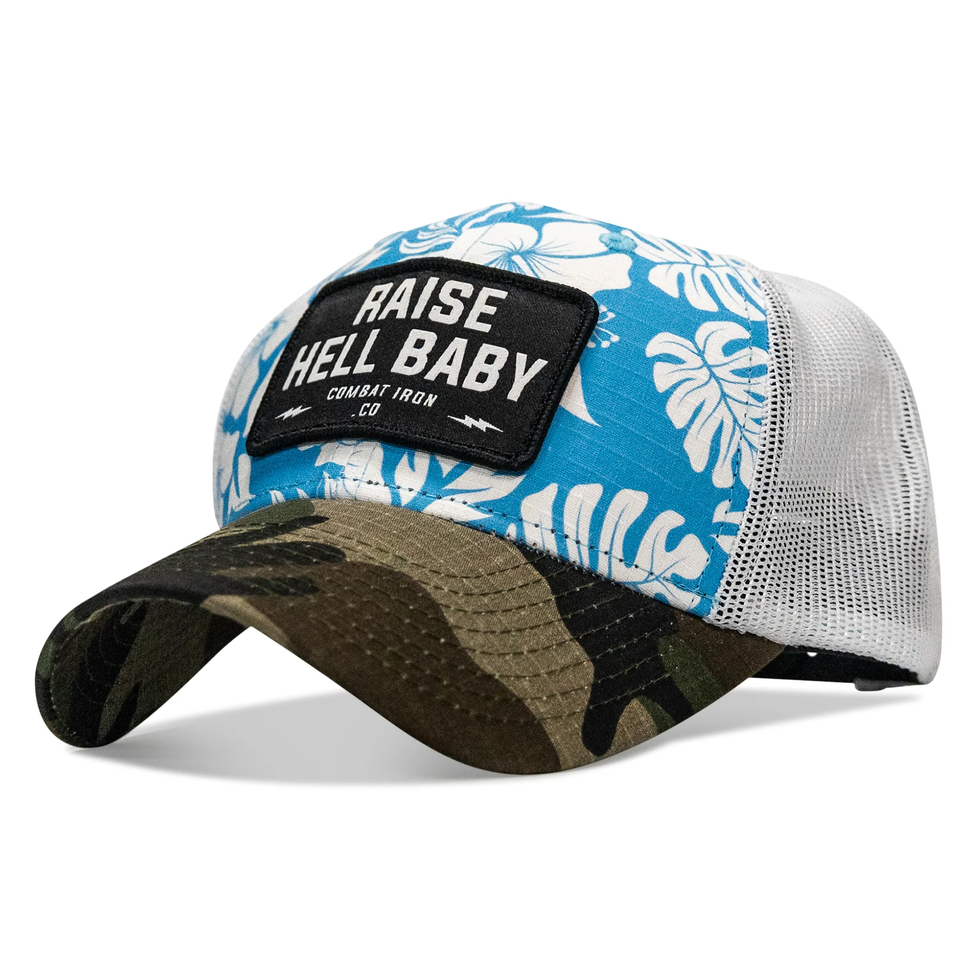 Raise Hell Baby Patch Original Ripstop Snapback Hat - Image 28