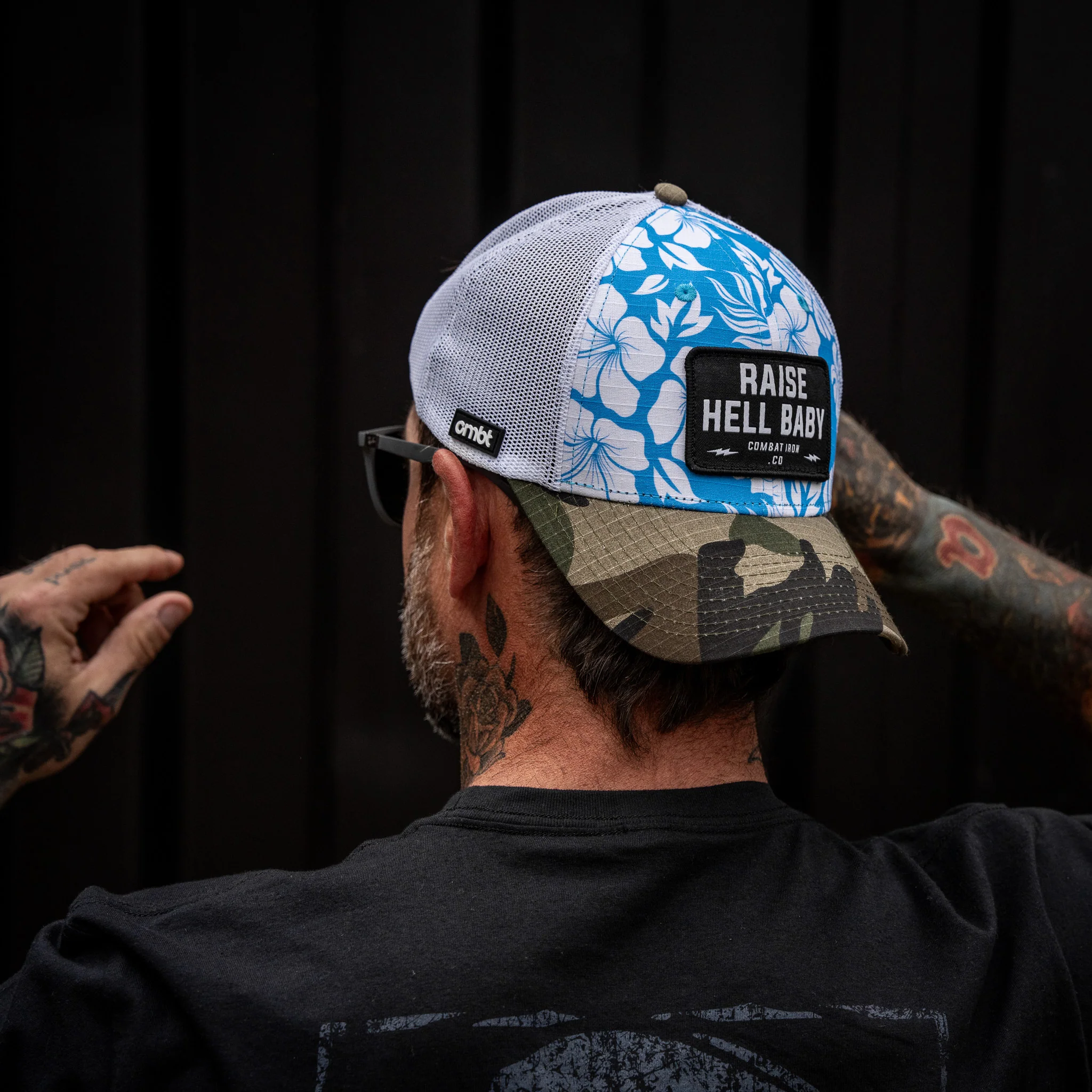 Raise Hell Baby Patch Original Ripstop Snapback Hat - Image 31