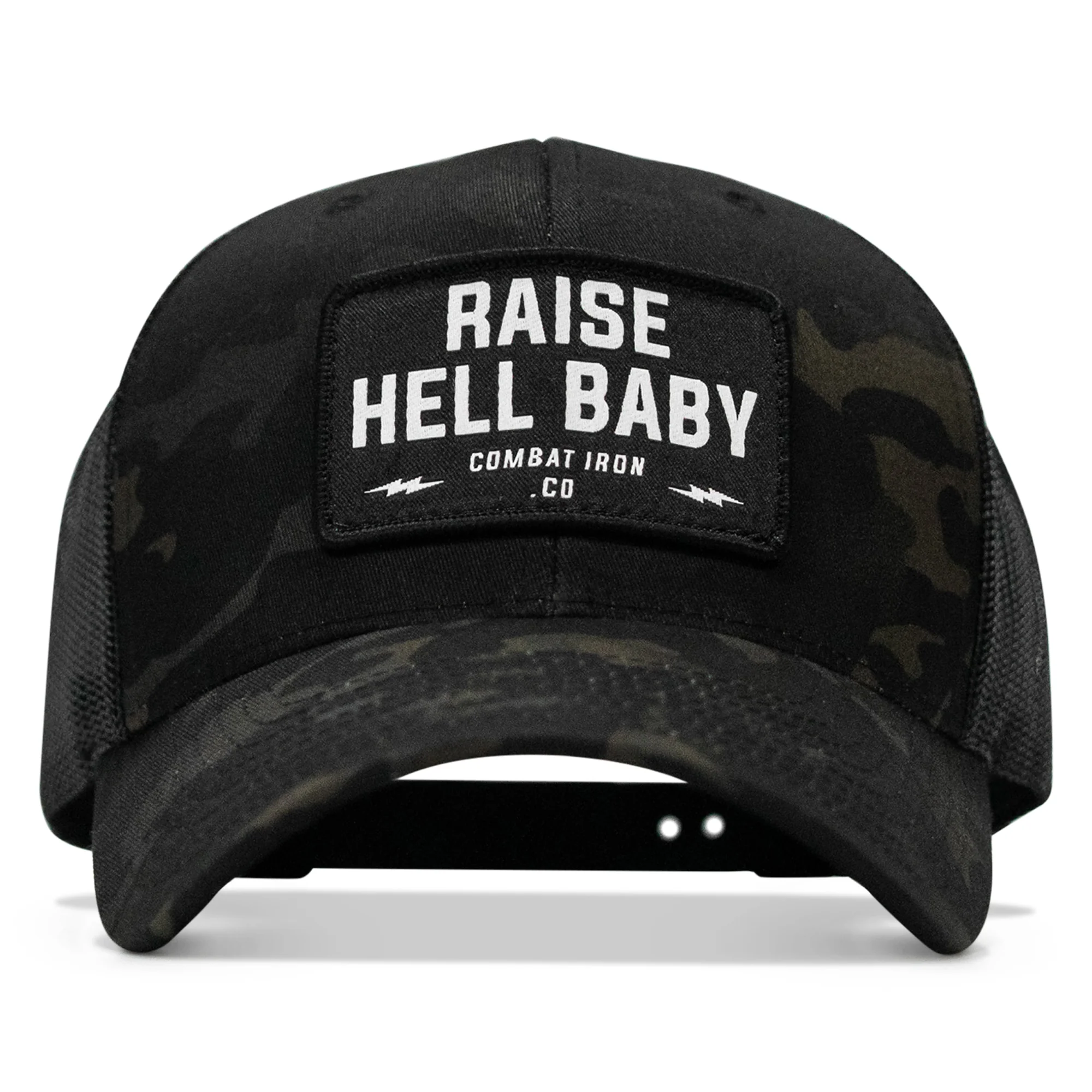 Raise Hell Baby Patch Snapback Hat - Image 12