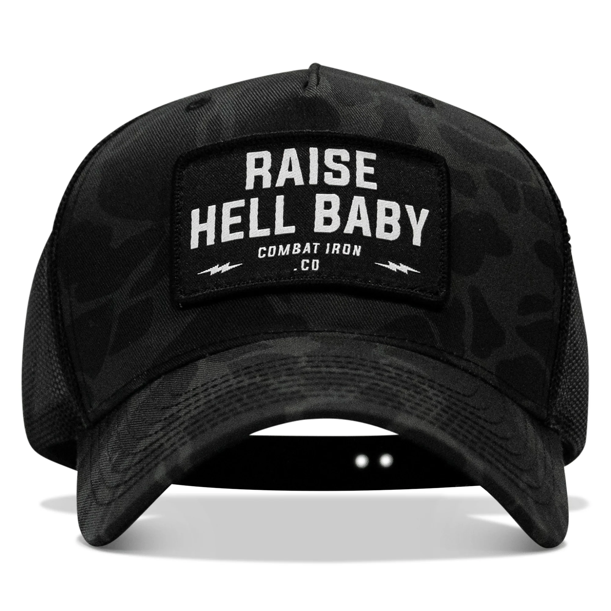 Raise Hell Baby Patch Snapback Hat - Image 17
