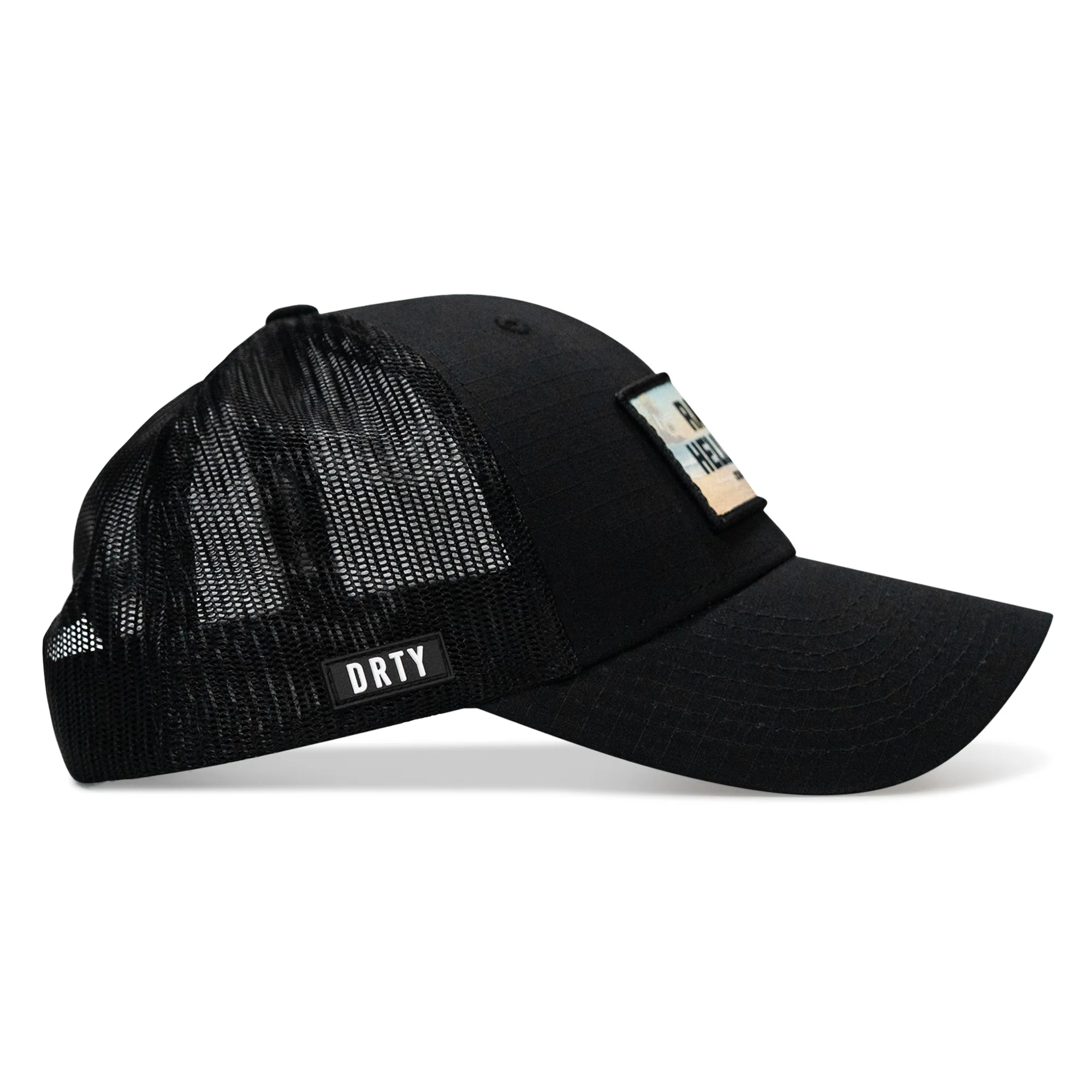 Raise Hell Baby Sunset Patch Original Ripstop Snapback Hat - Image 14