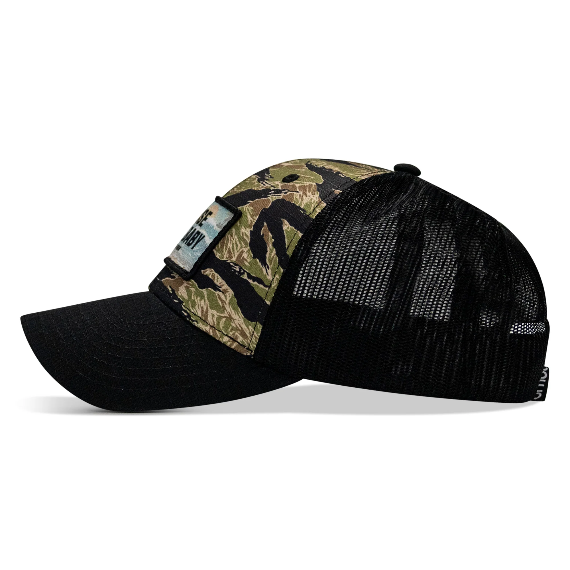 Raise Hell Baby Sunset Patch Original Ripstop Snapback Hat - Image 21