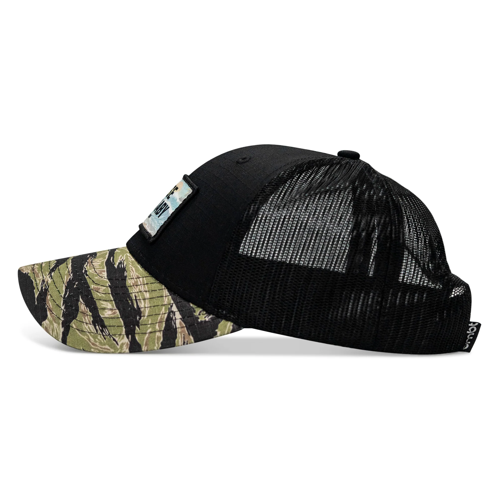 Raise Hell Baby Sunset Patch Original Ripstop Snapback Hat - Image 5