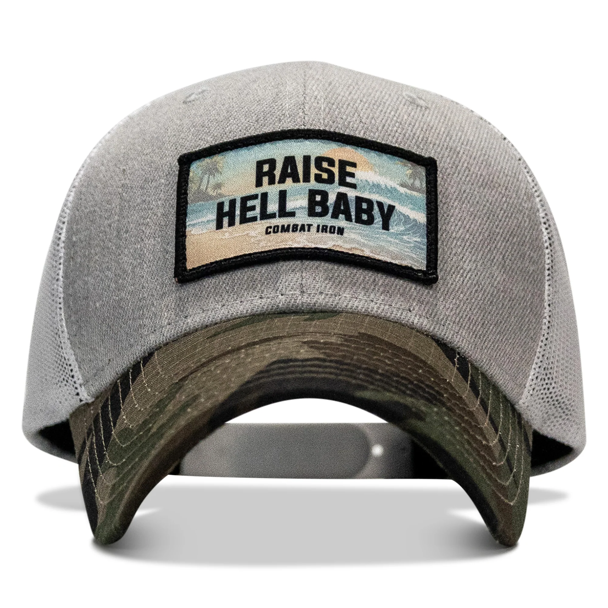 Raise Hell Baby Sunset Patch Snapback Hat - Image 16