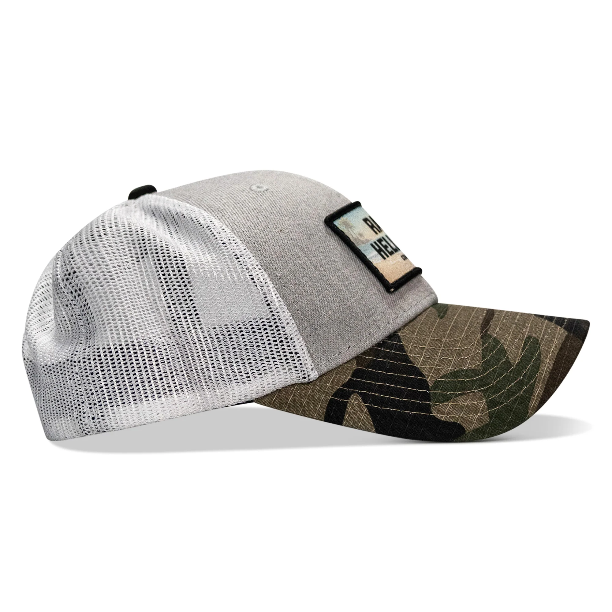 Raise Hell Baby Sunset Patch Snapback Hat - Image 20