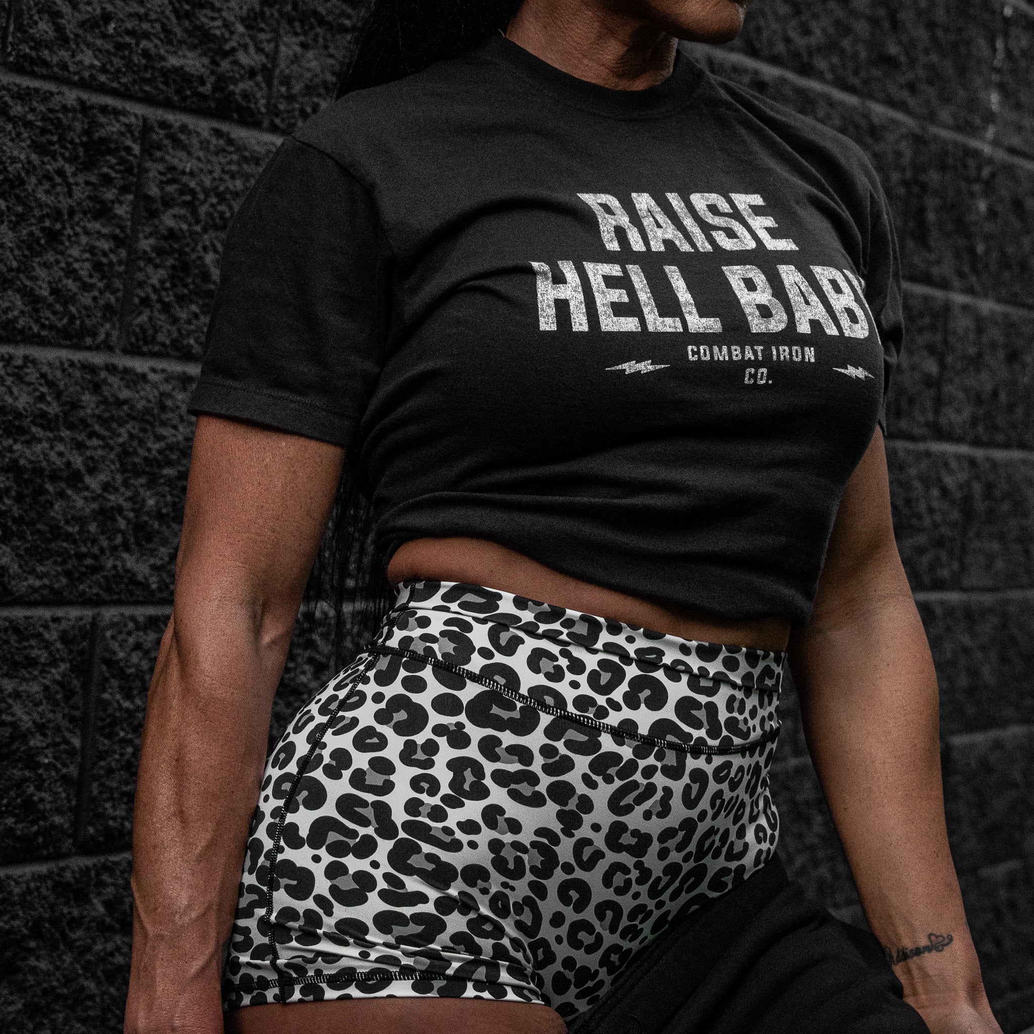Raise Hell Baby Women's Crop T-Shirt - Image 6