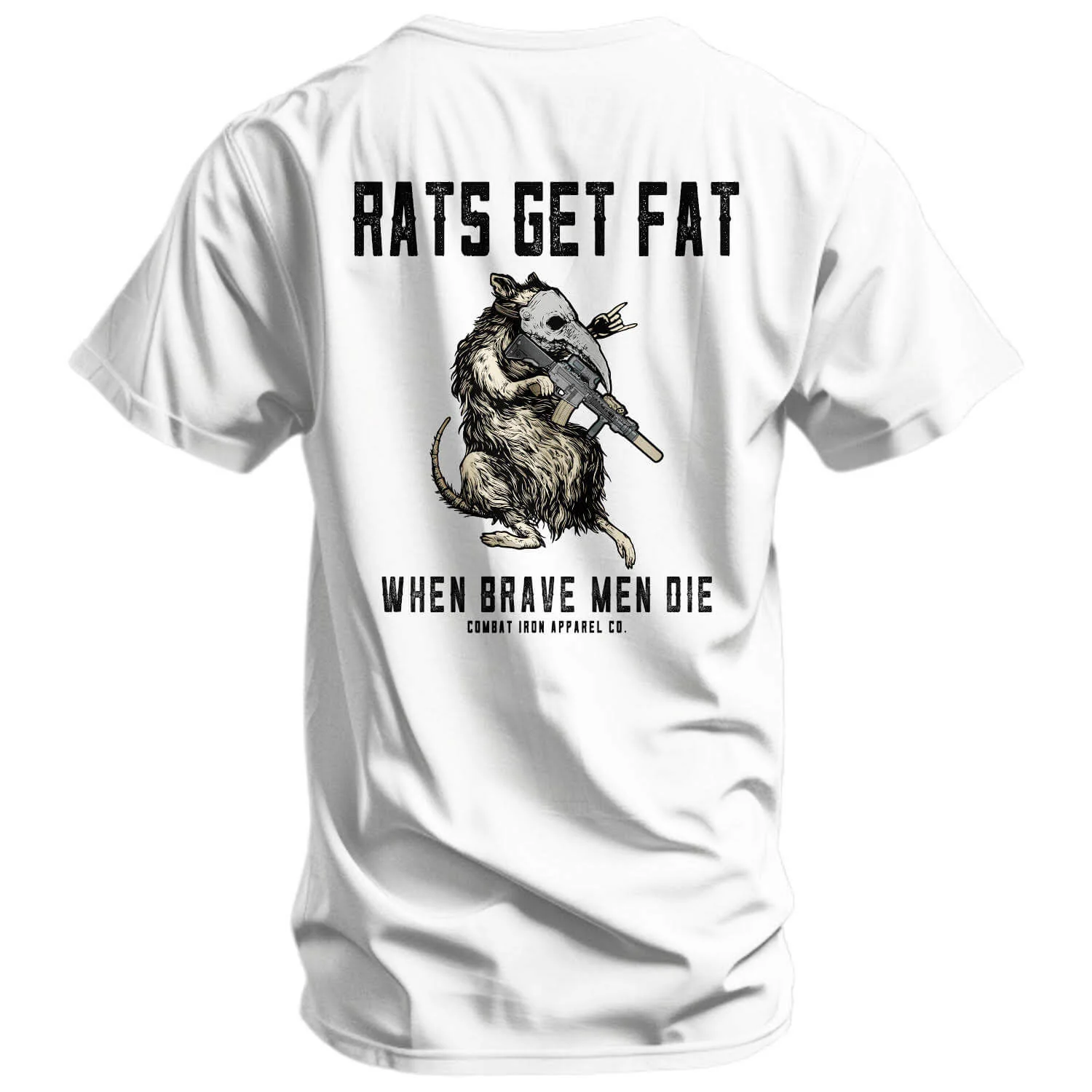 Rats Get Fat Men's T-Shirt - Image 3
