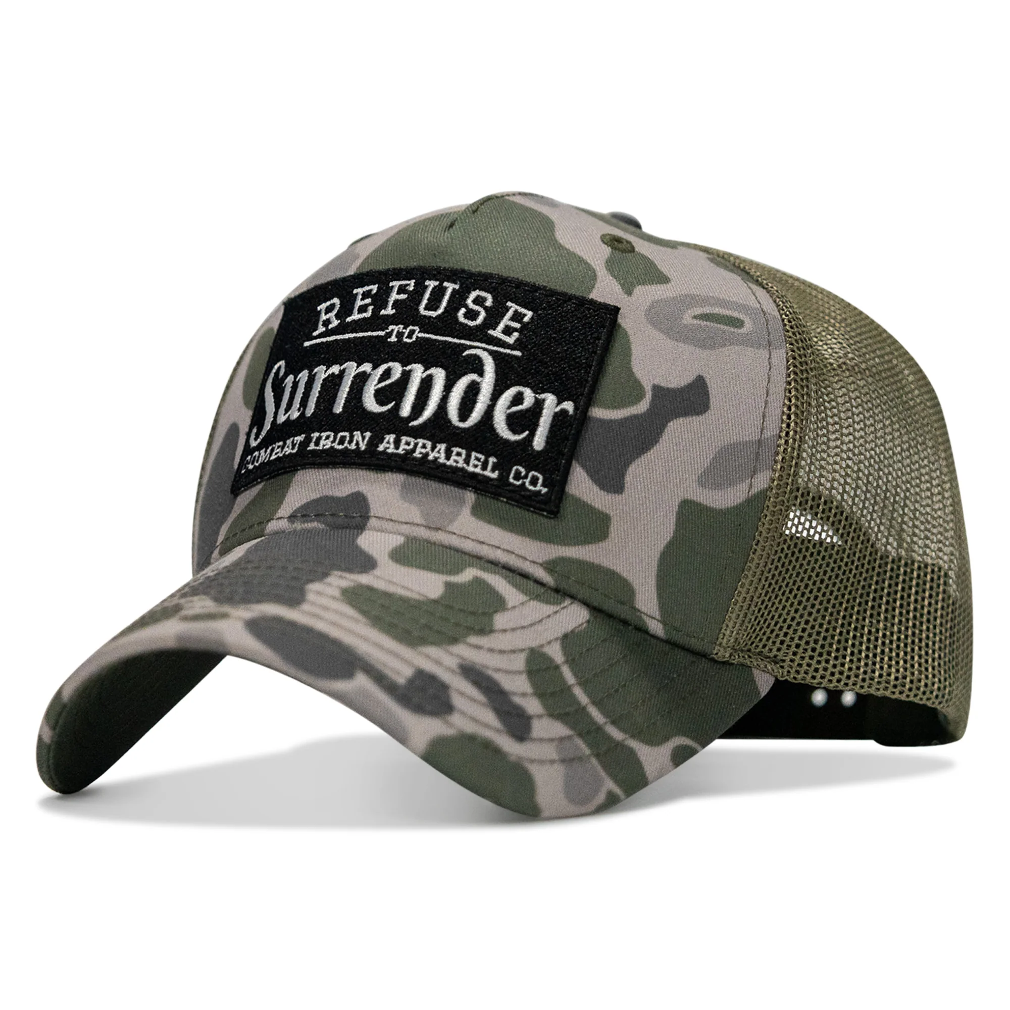 Refuse To Surrender B/W Patch Snapback Hat - Image 24