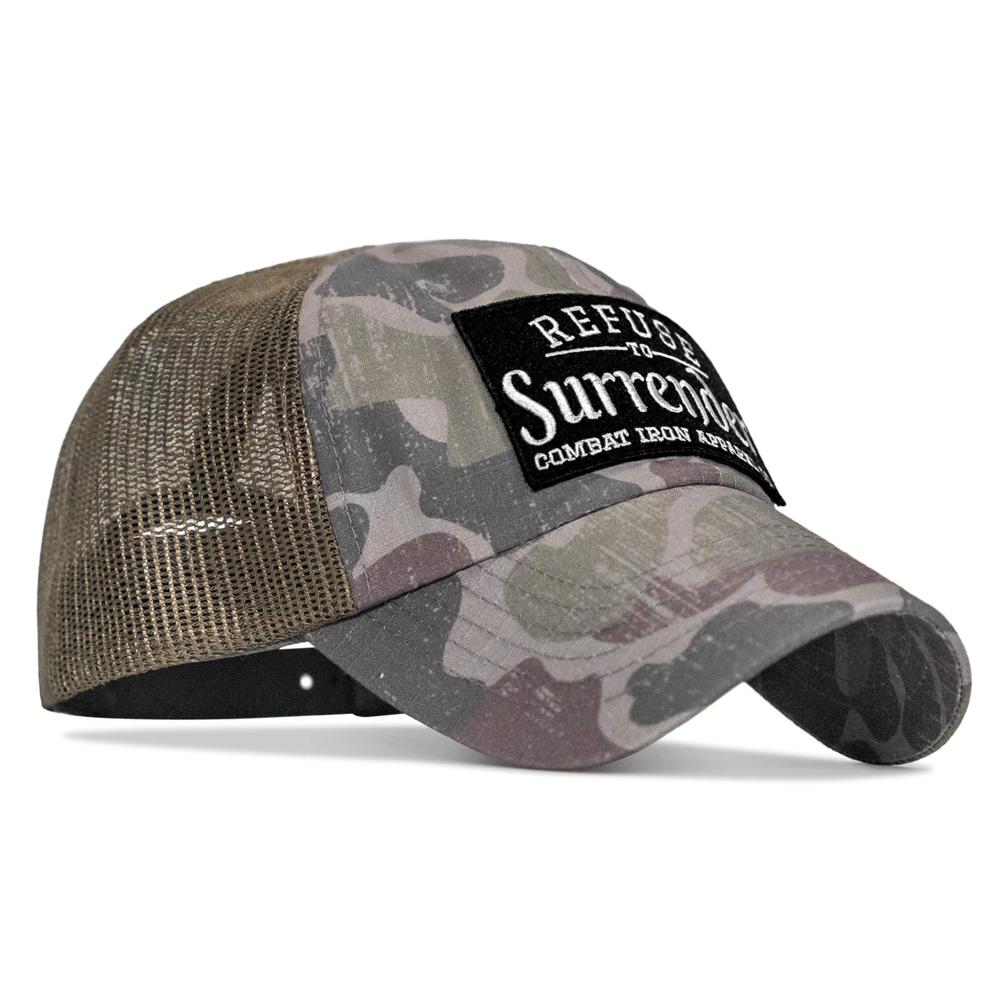 Refuse To Surrender Patch Tactical Ripstop Mesh Snapback Hat - Image 2