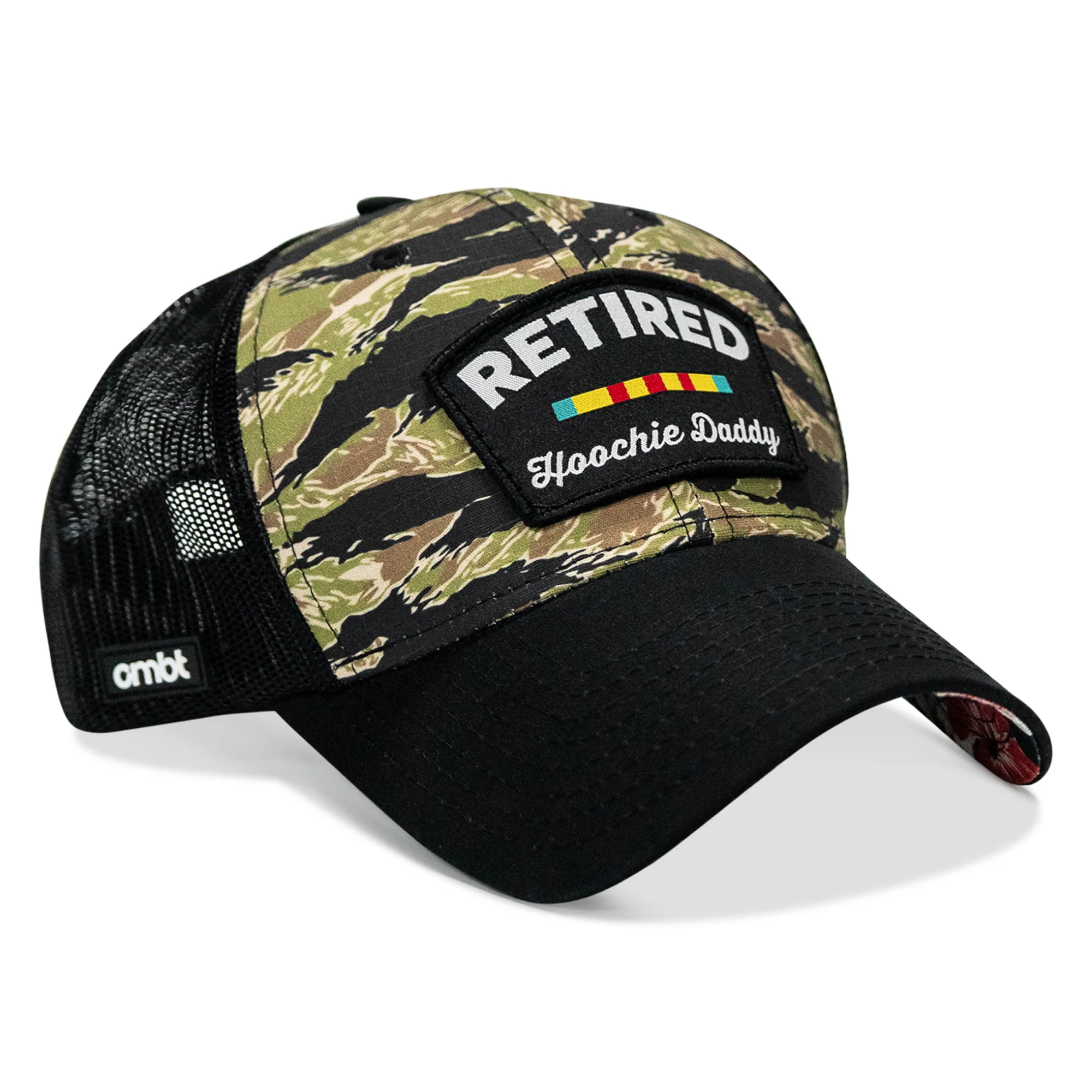 Retired Hoochie Daddy Ribbons Patch Original Ripstop Snapback Hat - Image 3